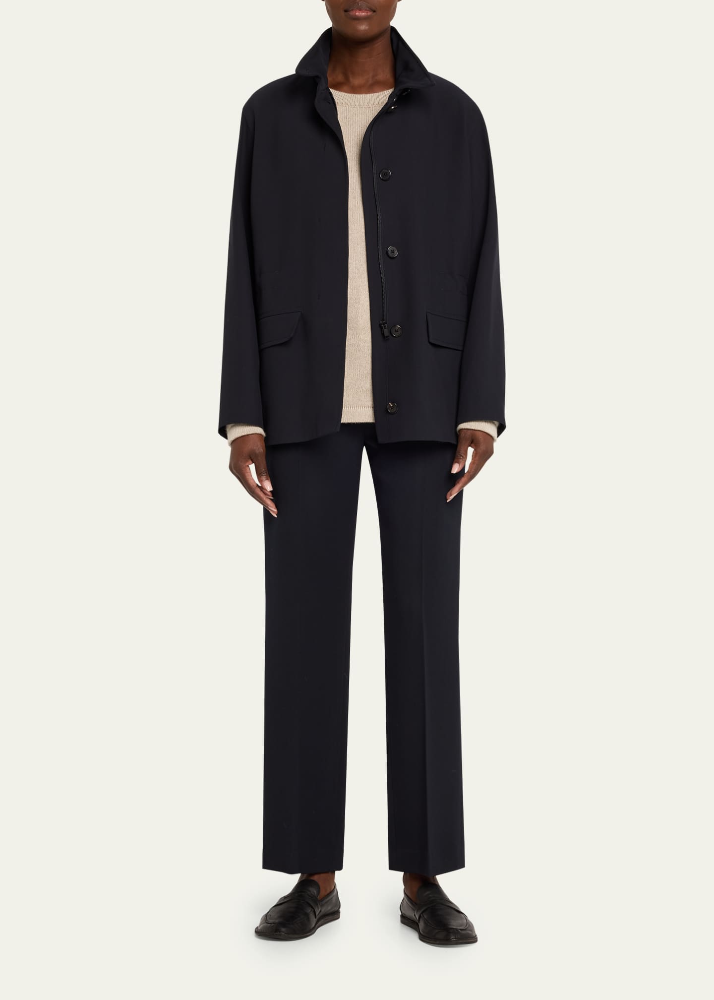 THE ROW Tanera Cinched Jacket - Bergdorf Goodman