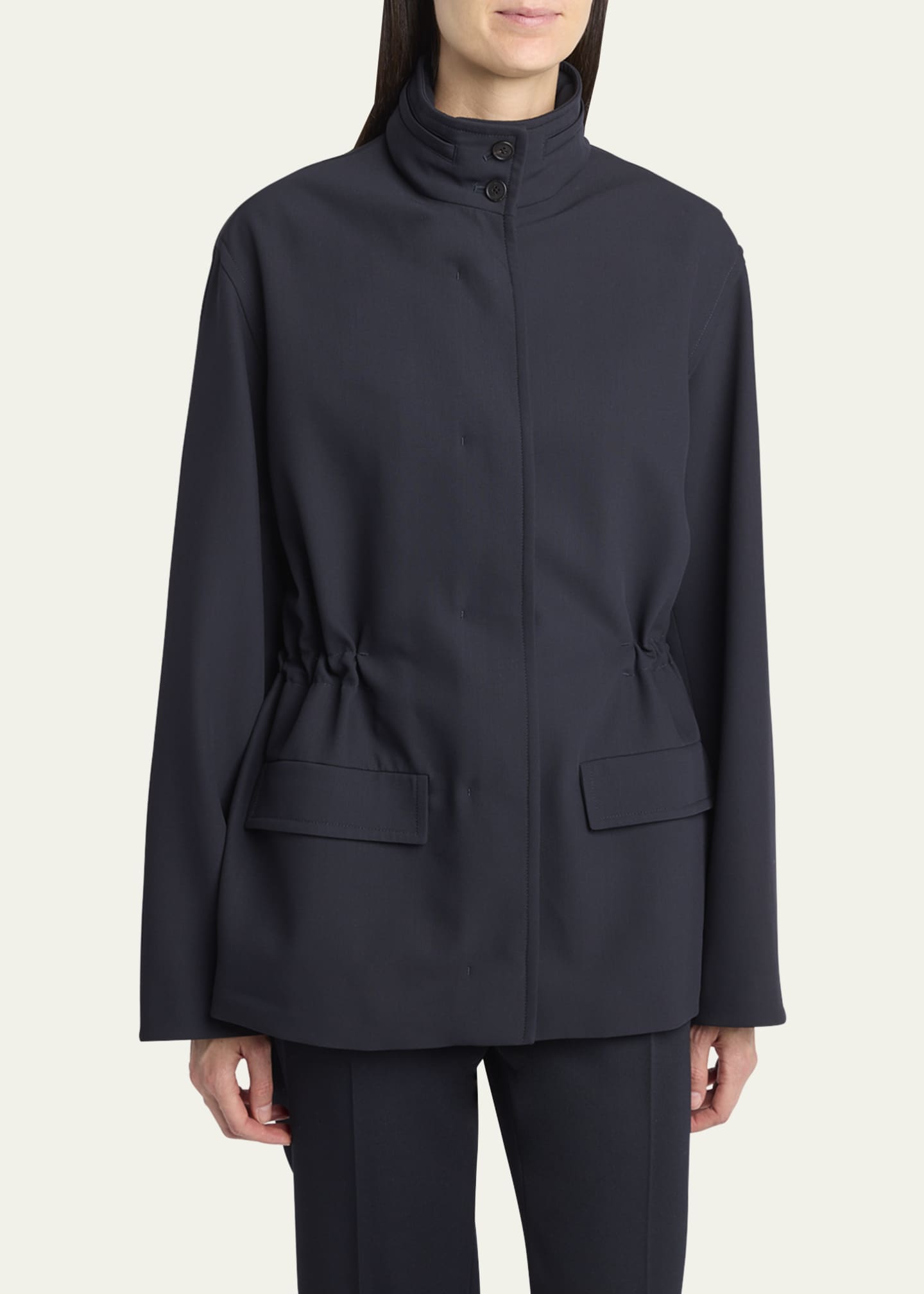 THE ROW Tanera Cinched Jacket - Bergdorf Goodman