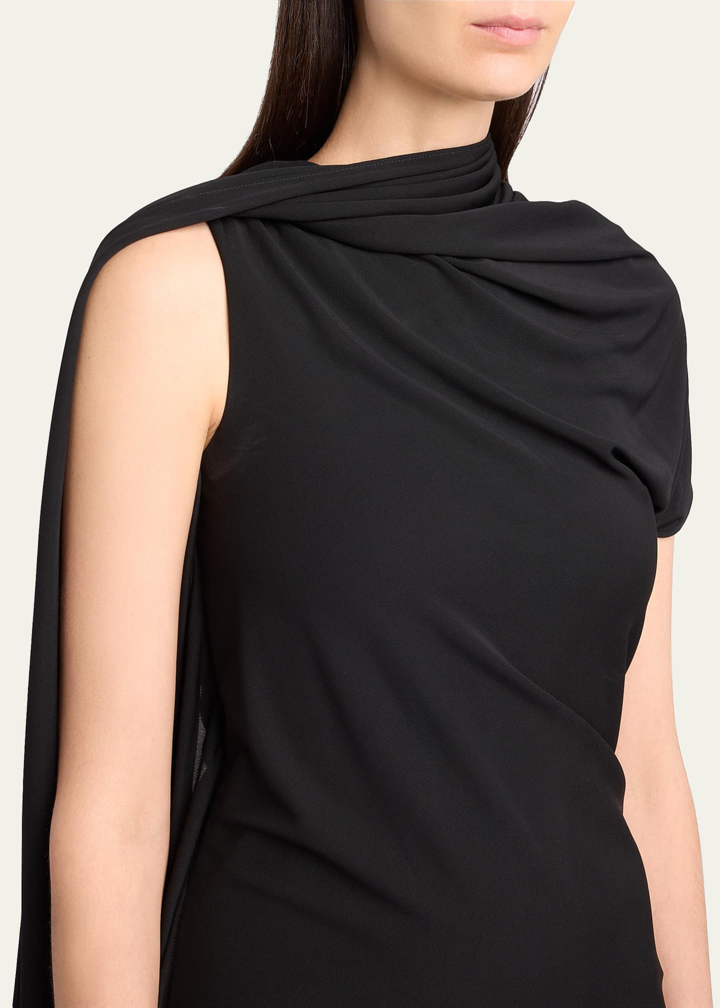 Isadra Shoulder-Drape Top
