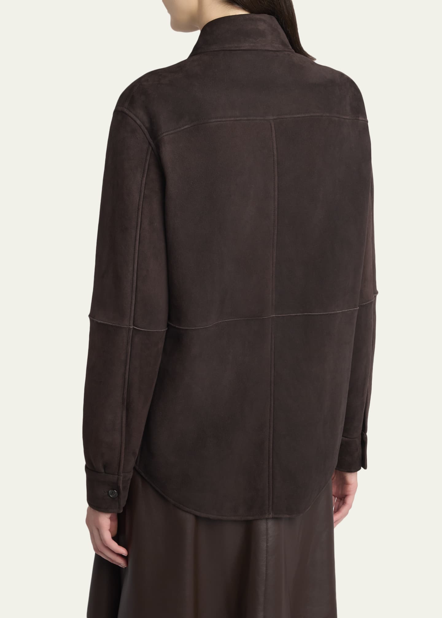 Gwena Sheep Shearling Shirt Jacket
