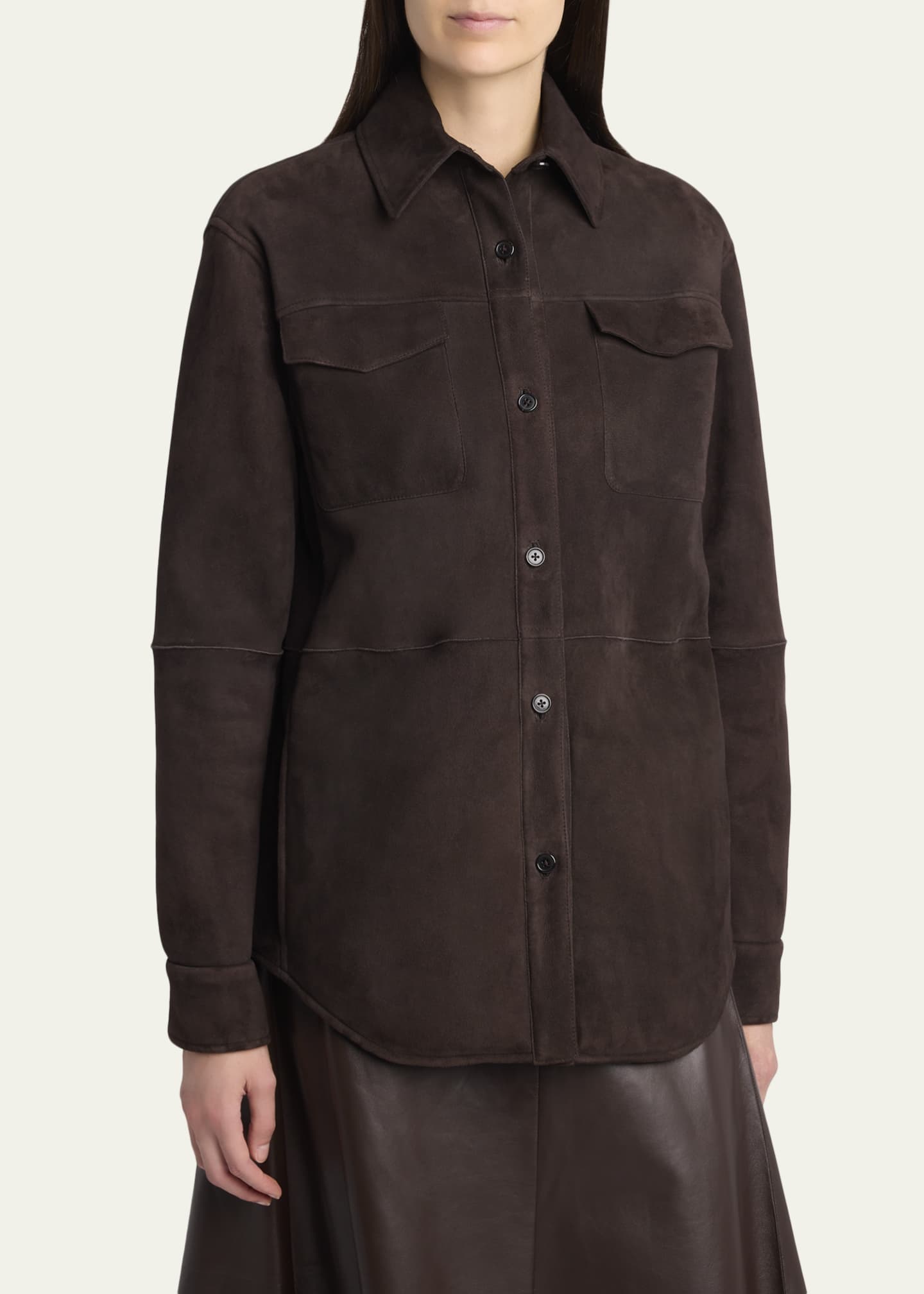 Gwena Sheep Shearling Shirt Jacket