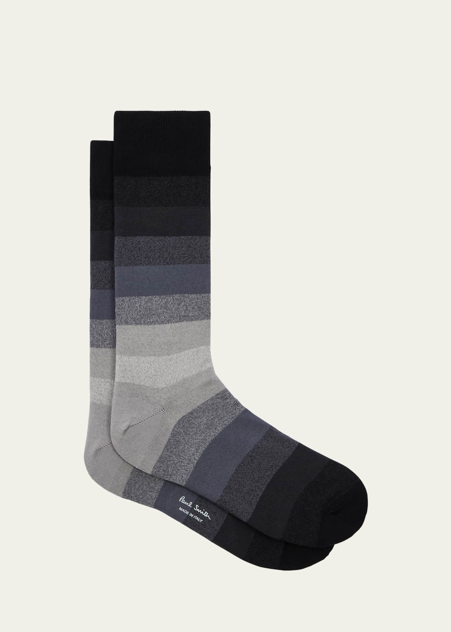 Paul Smith Men's Livio Ombre Crew Socks