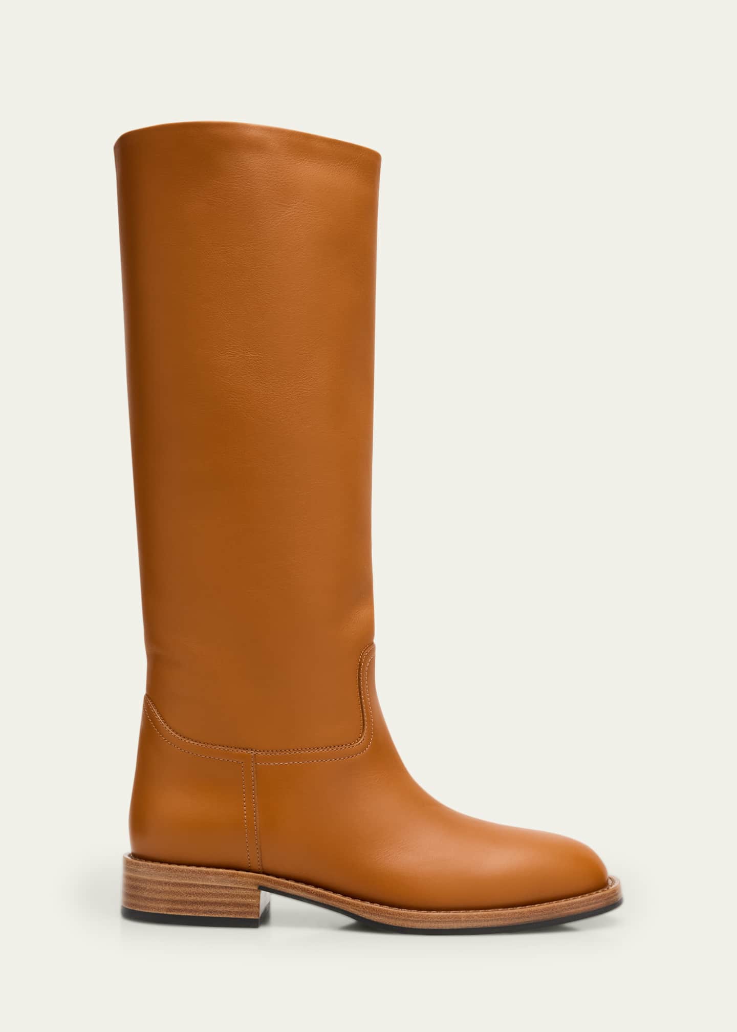 Loro Piana Pablo Leather Riding Boots - Bergdorf Goodman