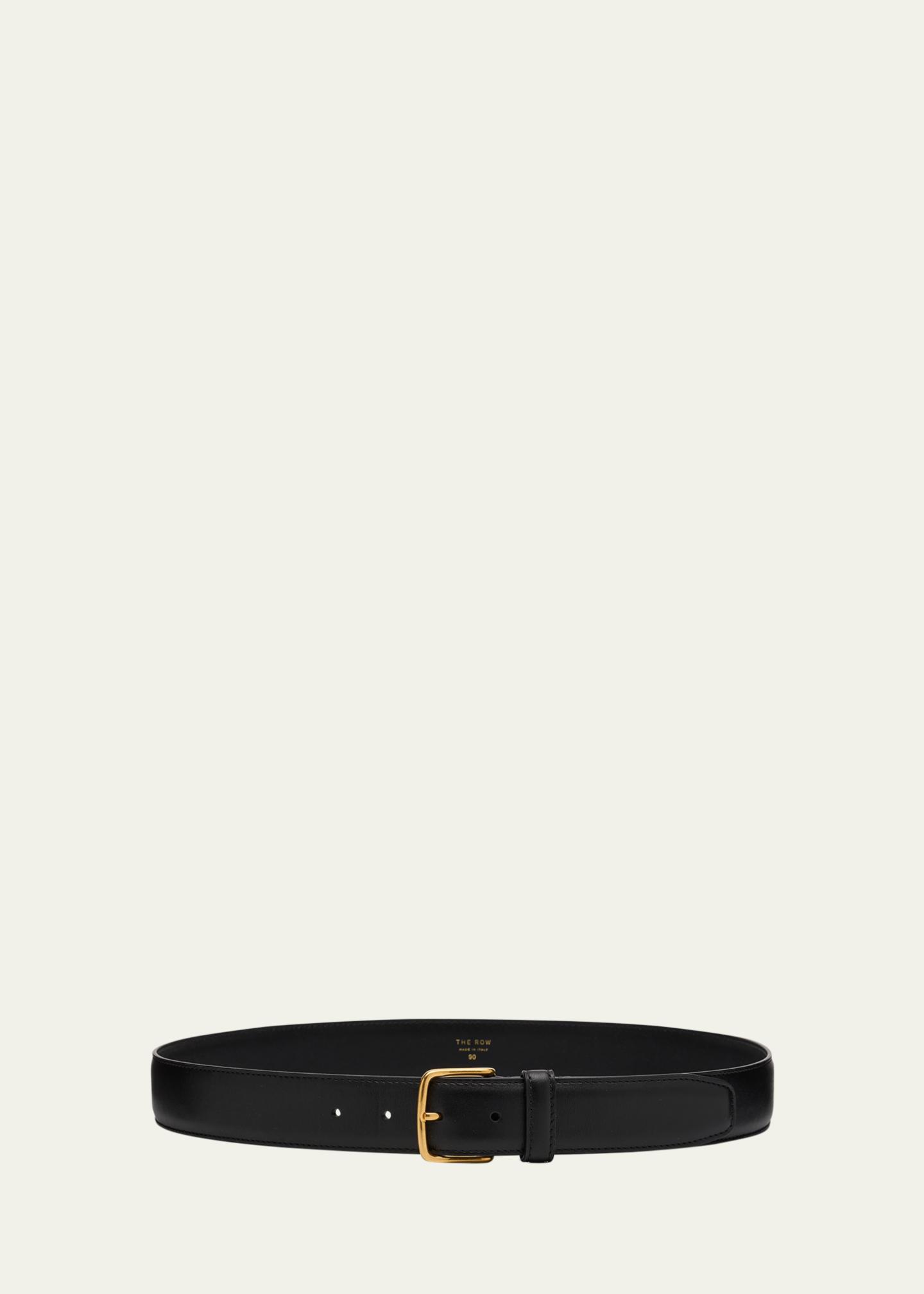 THE ROW Maxi Classic Leather Belt - Bergdorf Goodman
