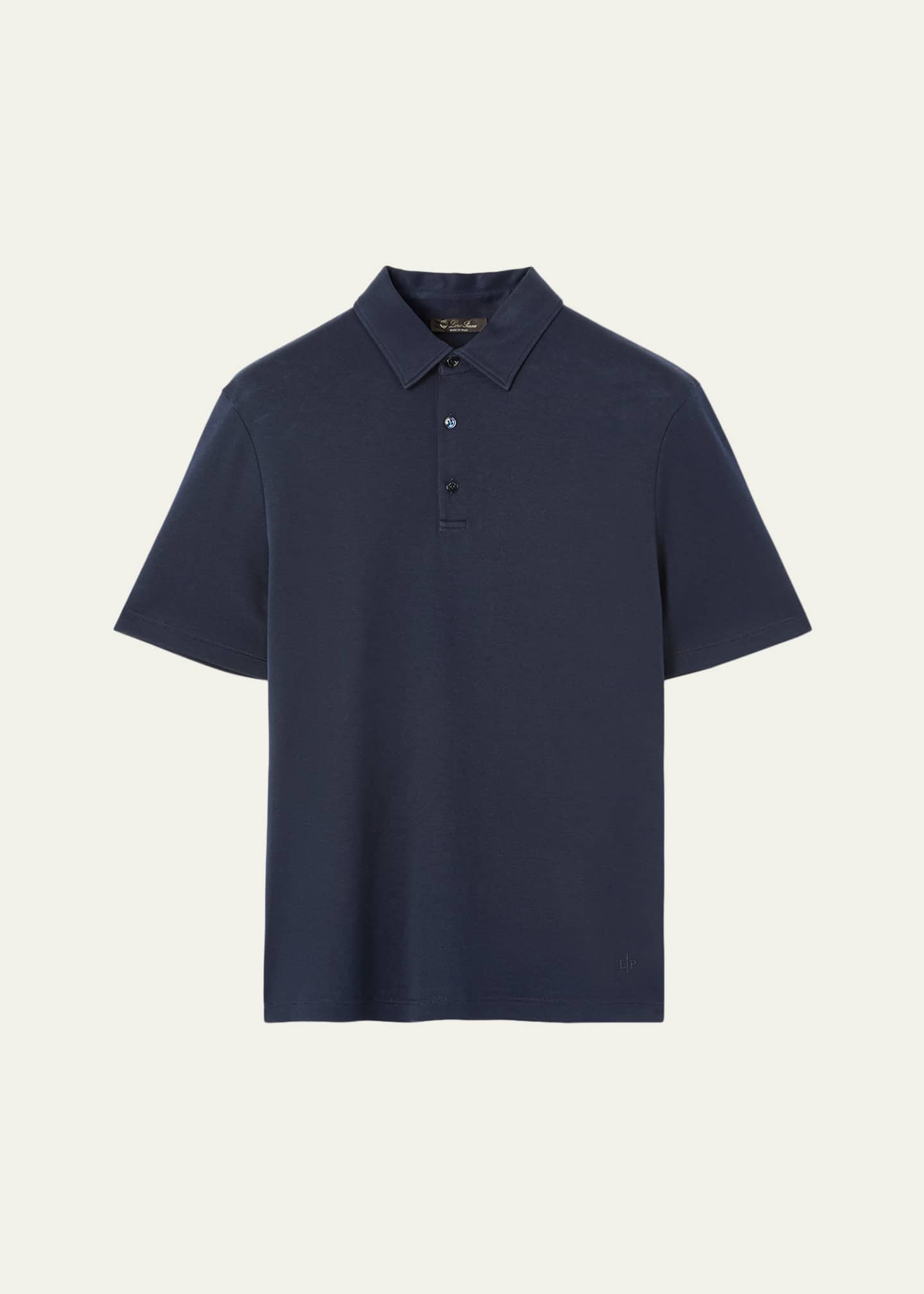 Loro Piana ポロシャツ ネイビー Sサイズ Loro Piana Men's Tremezzo Sea Island Cotton Polo Shirt - Bergdorf