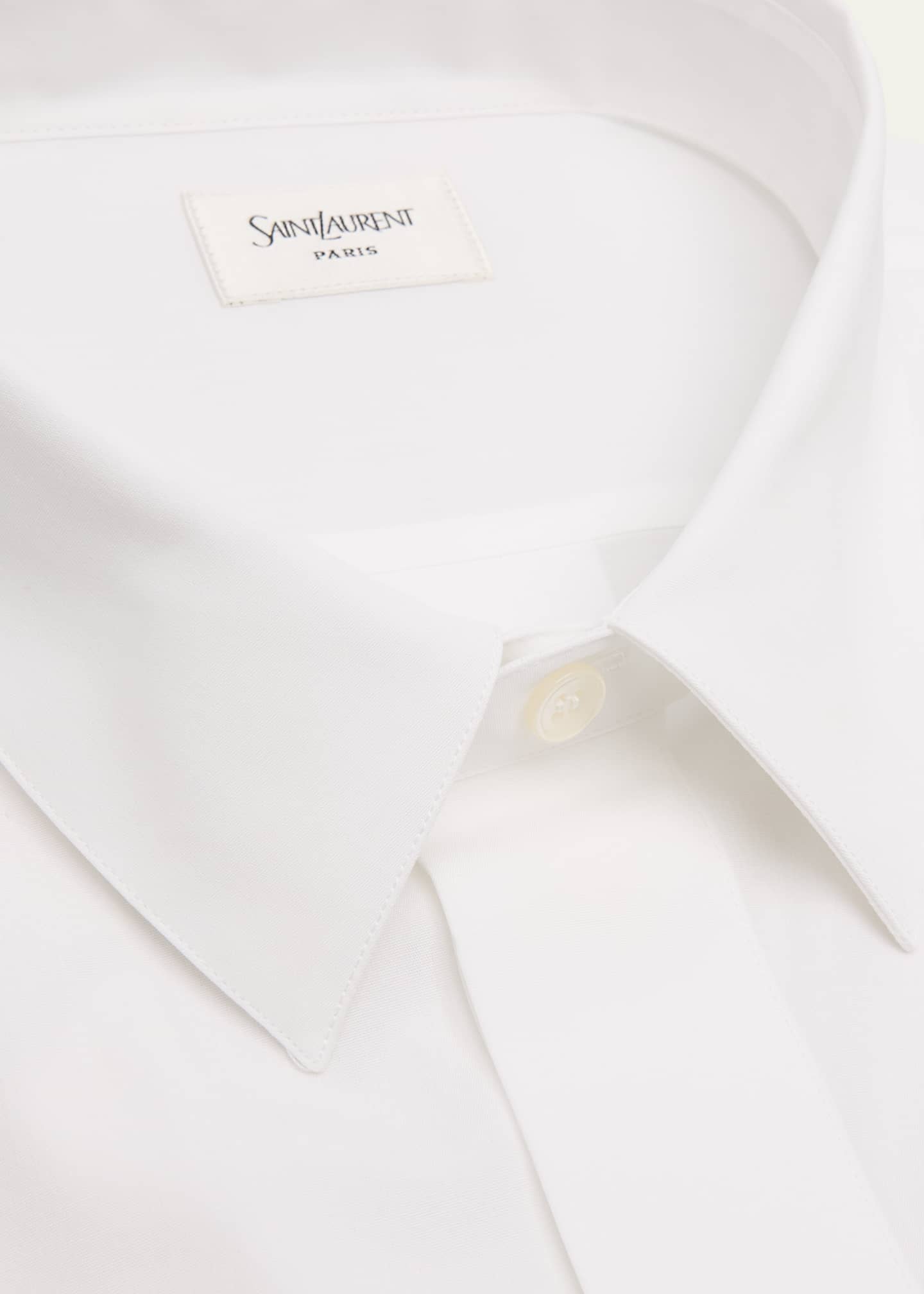 Saint Laurent Men's Poplin Dress Shirt Image 2 of 2