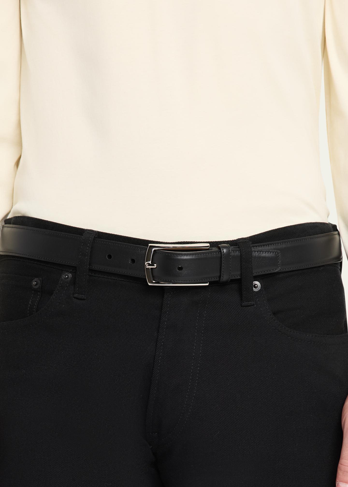 Ralph Lauren Purple Label Calfskin Belt - Bergdorf Goodman
