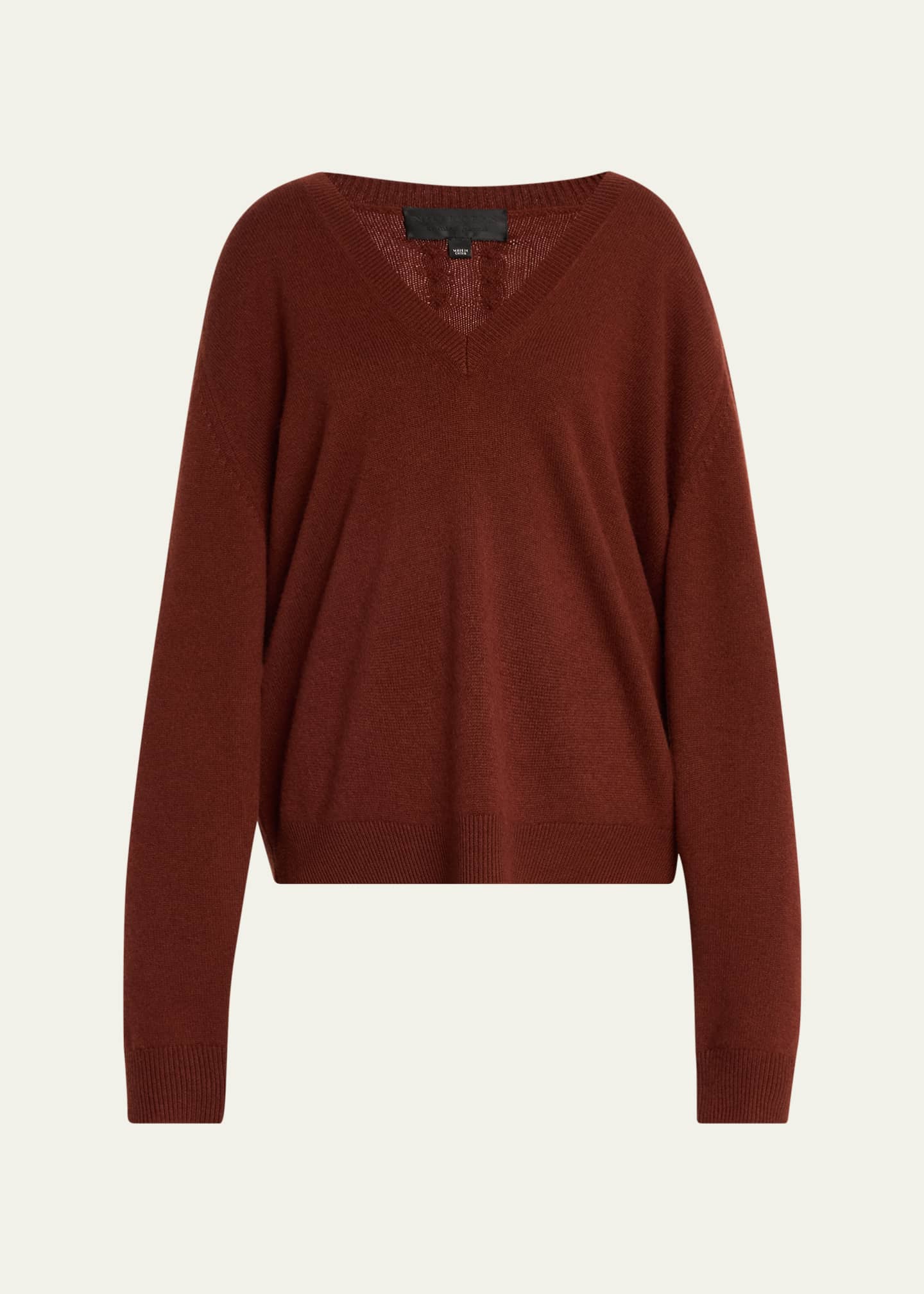 Nili Lotan V-Neck Cashmere Sweater - Bergdorf Goodman