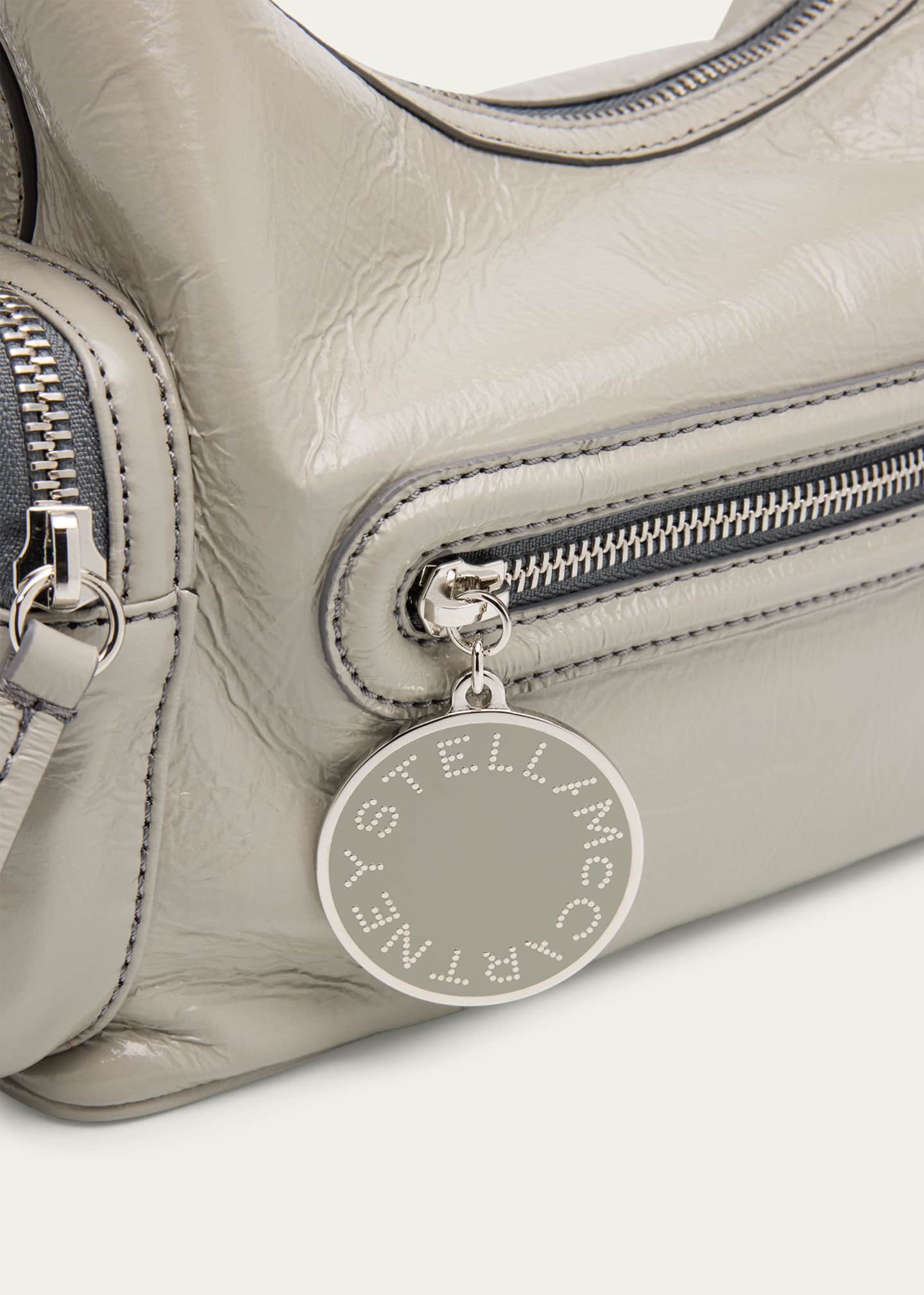 Stella McCartney Dartmoor Small Patent Vegan Leather Shoulder Bag