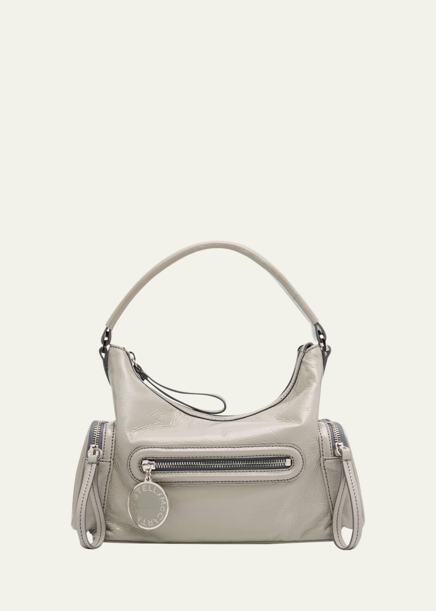 ☘*️様 STELLA MCCARTNEY  エンベリッシュドレースミニワ Stella McCartney Dartmoor Small Patent Vegan Leather Shoulder Bag