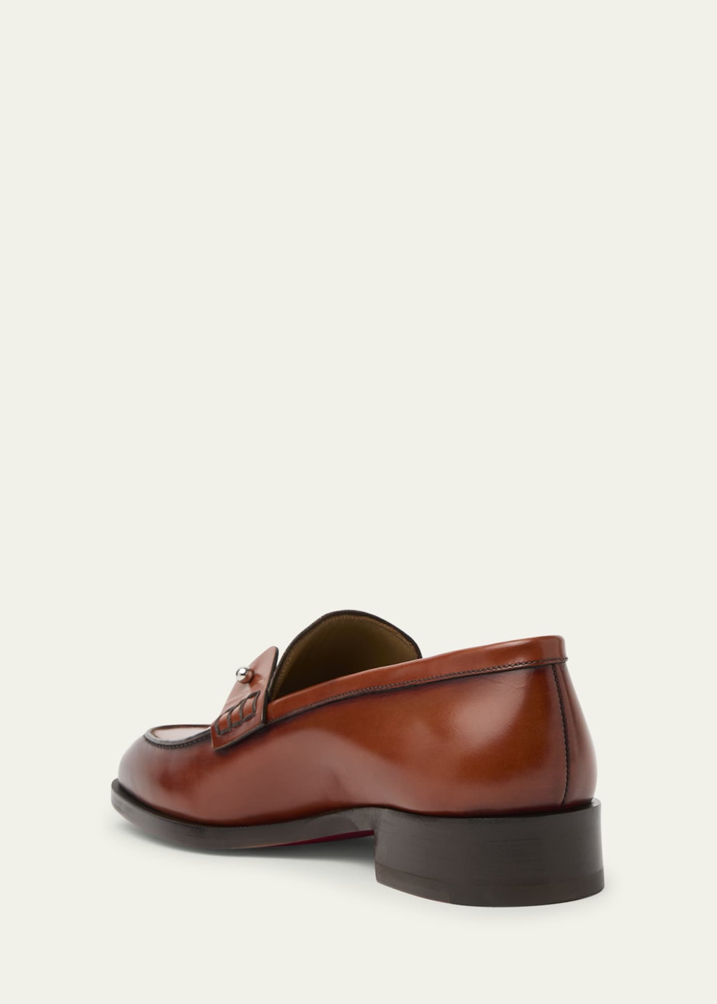 christian louboutin mens brown dress shoes Christian Louboutin Greggo Leather Oxford