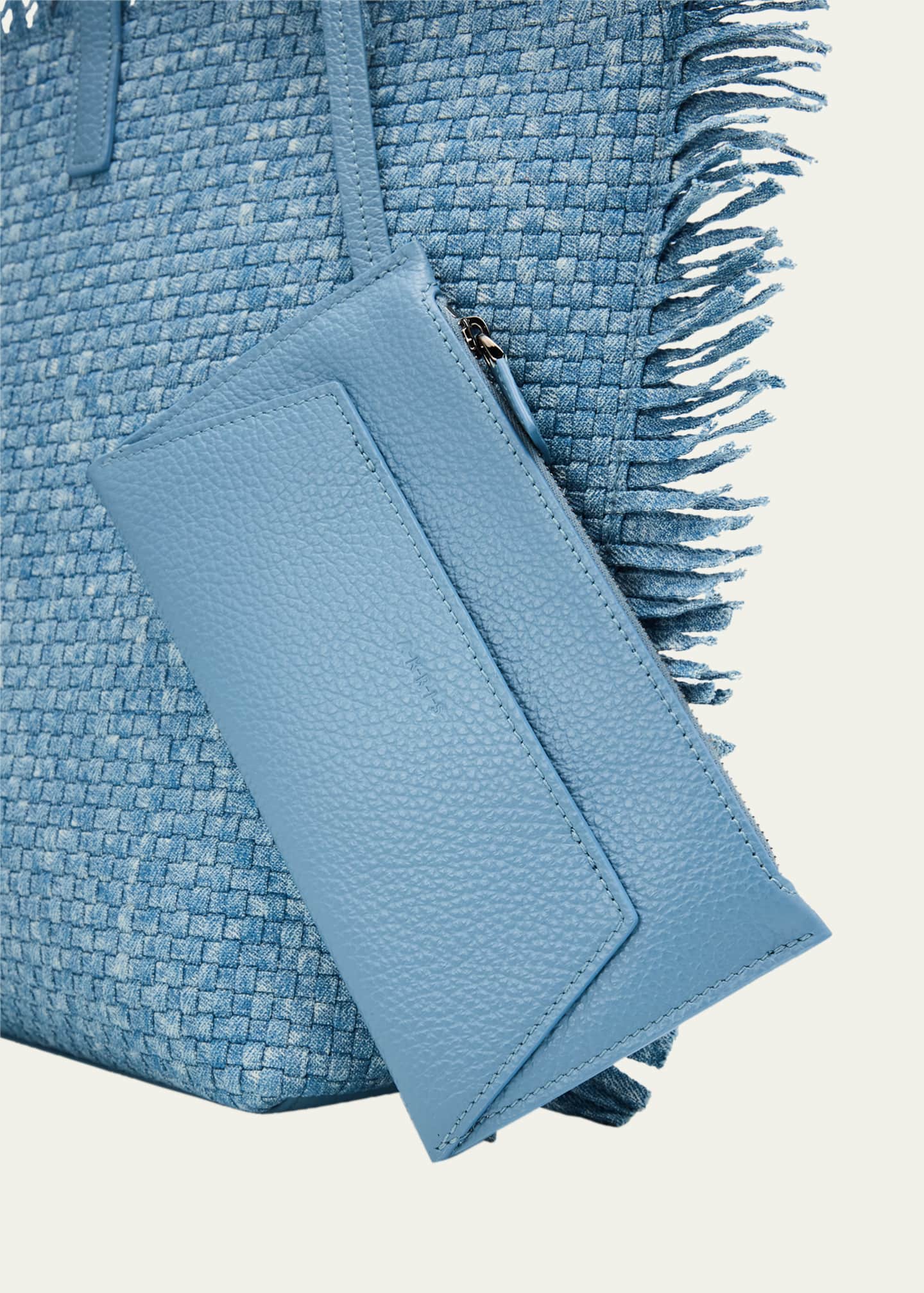 Akris Ai Medium Fringed Woven Tote Bag - Bergdorf Goodman