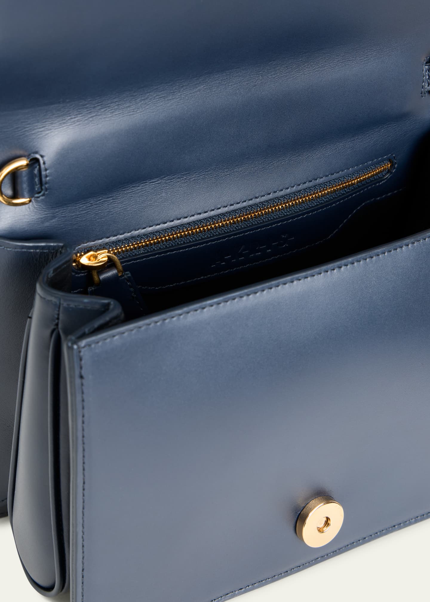 Akris Alice Small Ostrich Leather Top-Handle Bag - Bergdorf Goodman