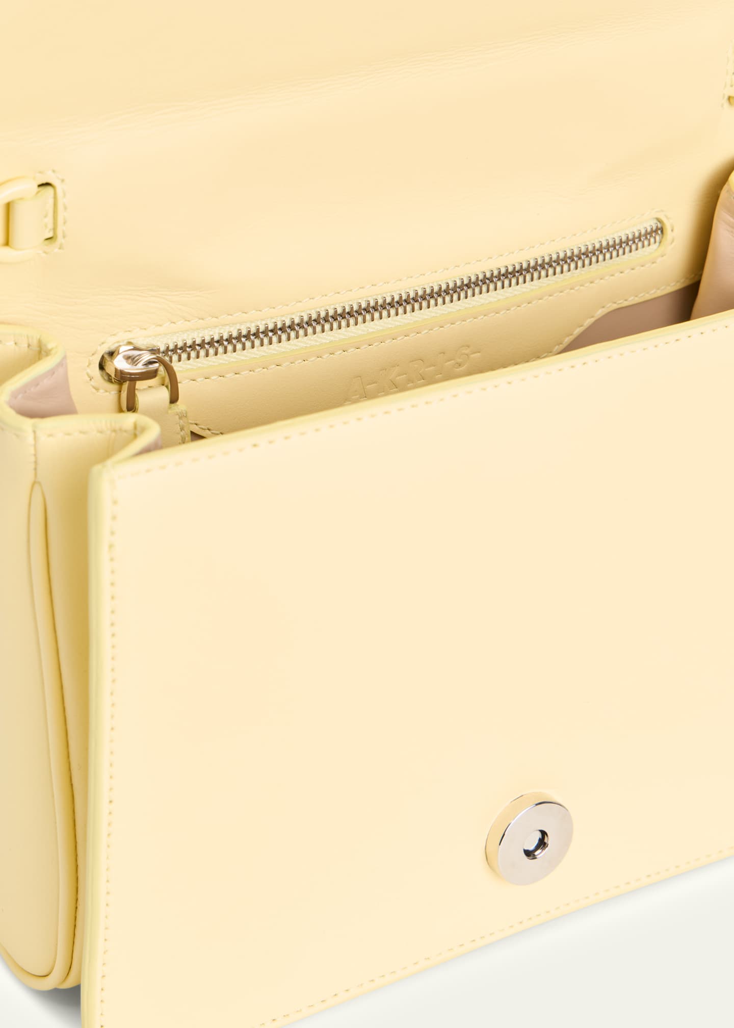 Akris Alice Small Leather Top-Handle Bag - Bergdorf Goodman