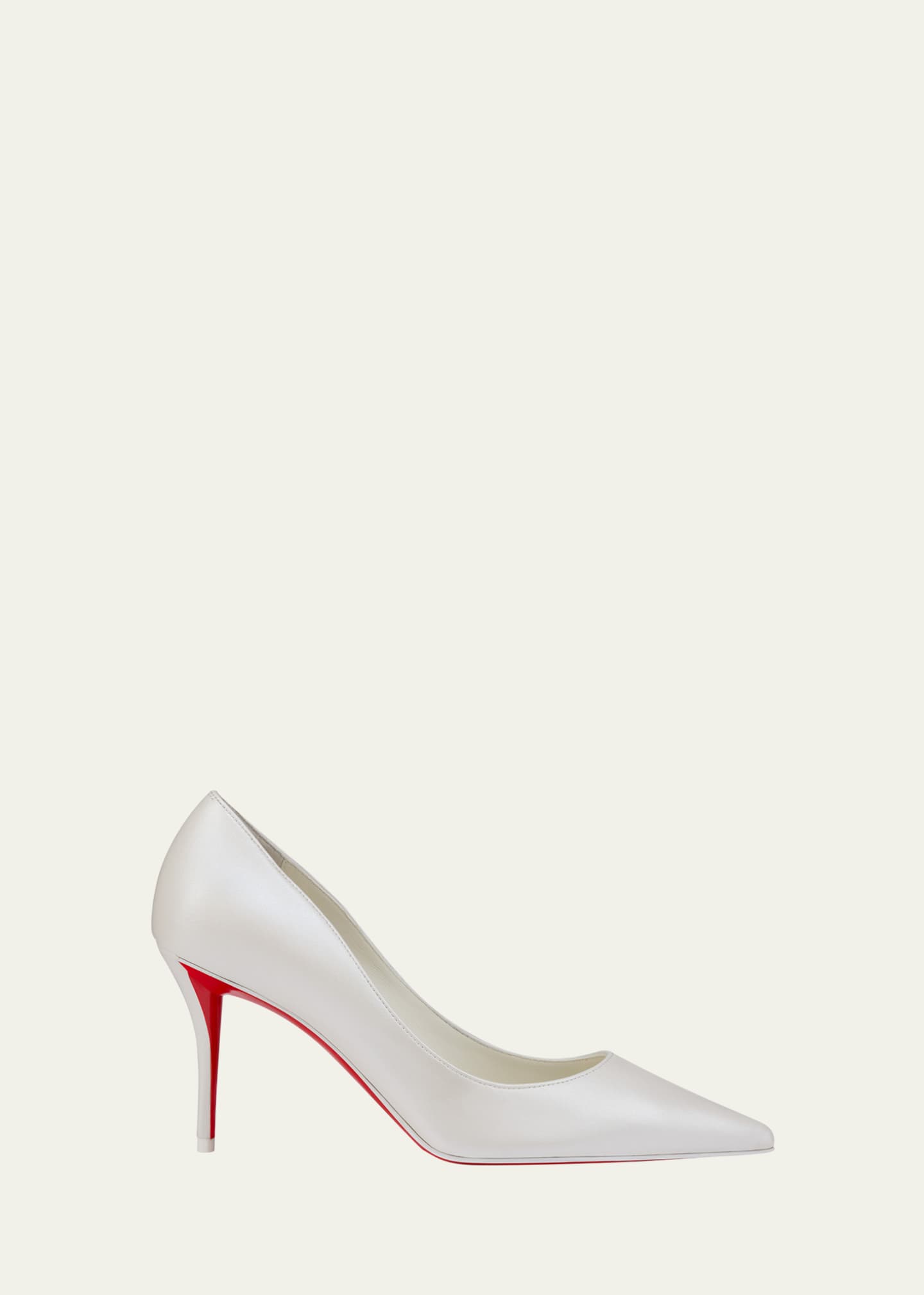 Christian Louboutin 80mm Miss Z Nappa Leather Red Sole Pointed-Toe