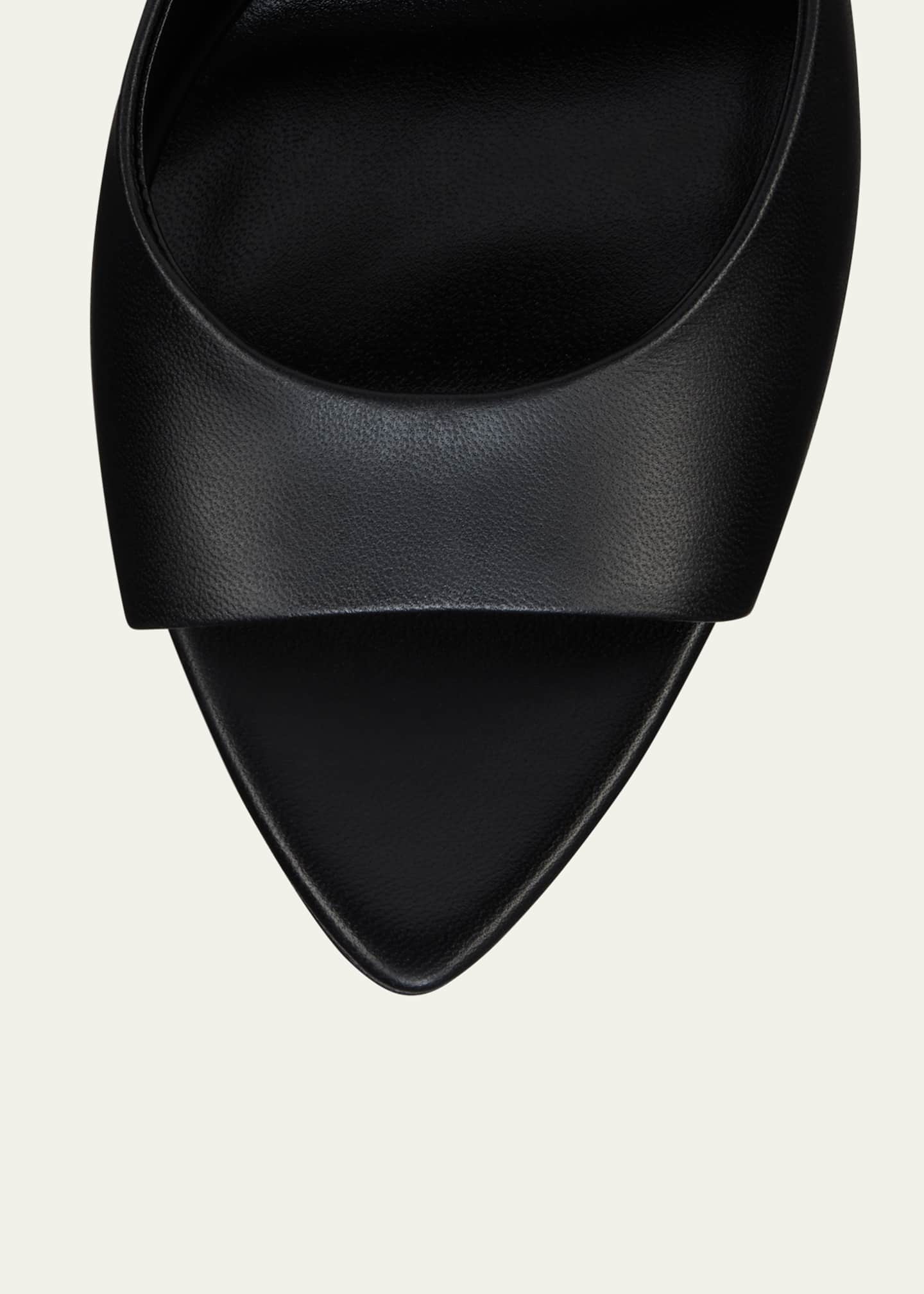 100mm レンドフルール　ヴィオレット　ギスラン　ユベール　3点 Christian Louboutin 100mm Miss Z Leather Red Sole Mules - Bergdorf