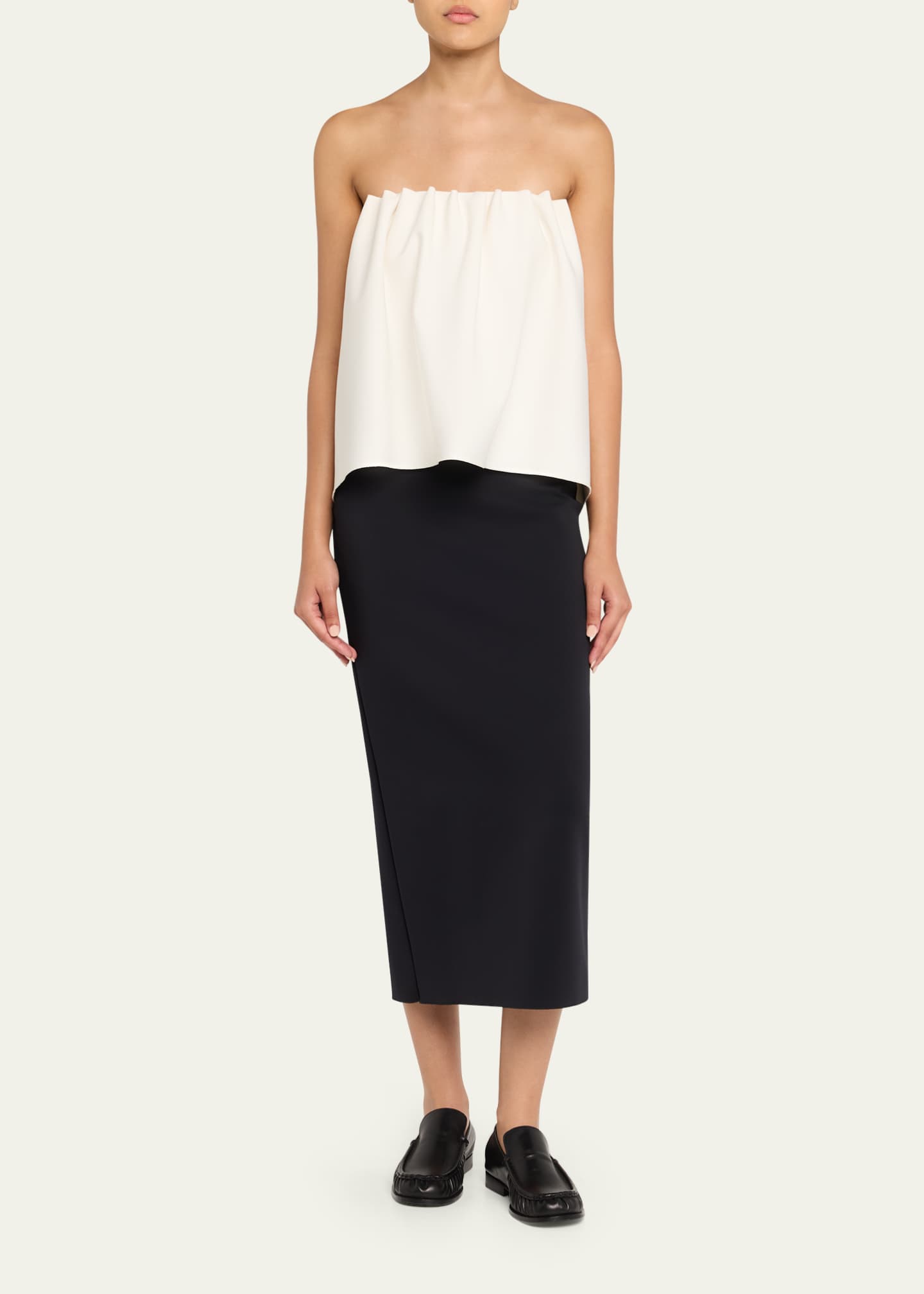 House of Dagmar Ruched Tube Dress - Bergdorf Goodman