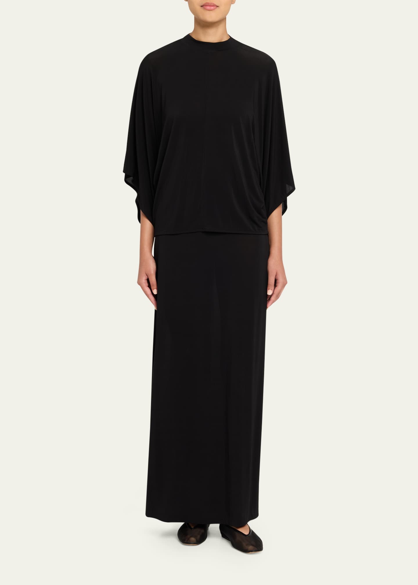 House of Dagmar Stretch Jersey Kimono-Sleeve Top Image 2 of 5