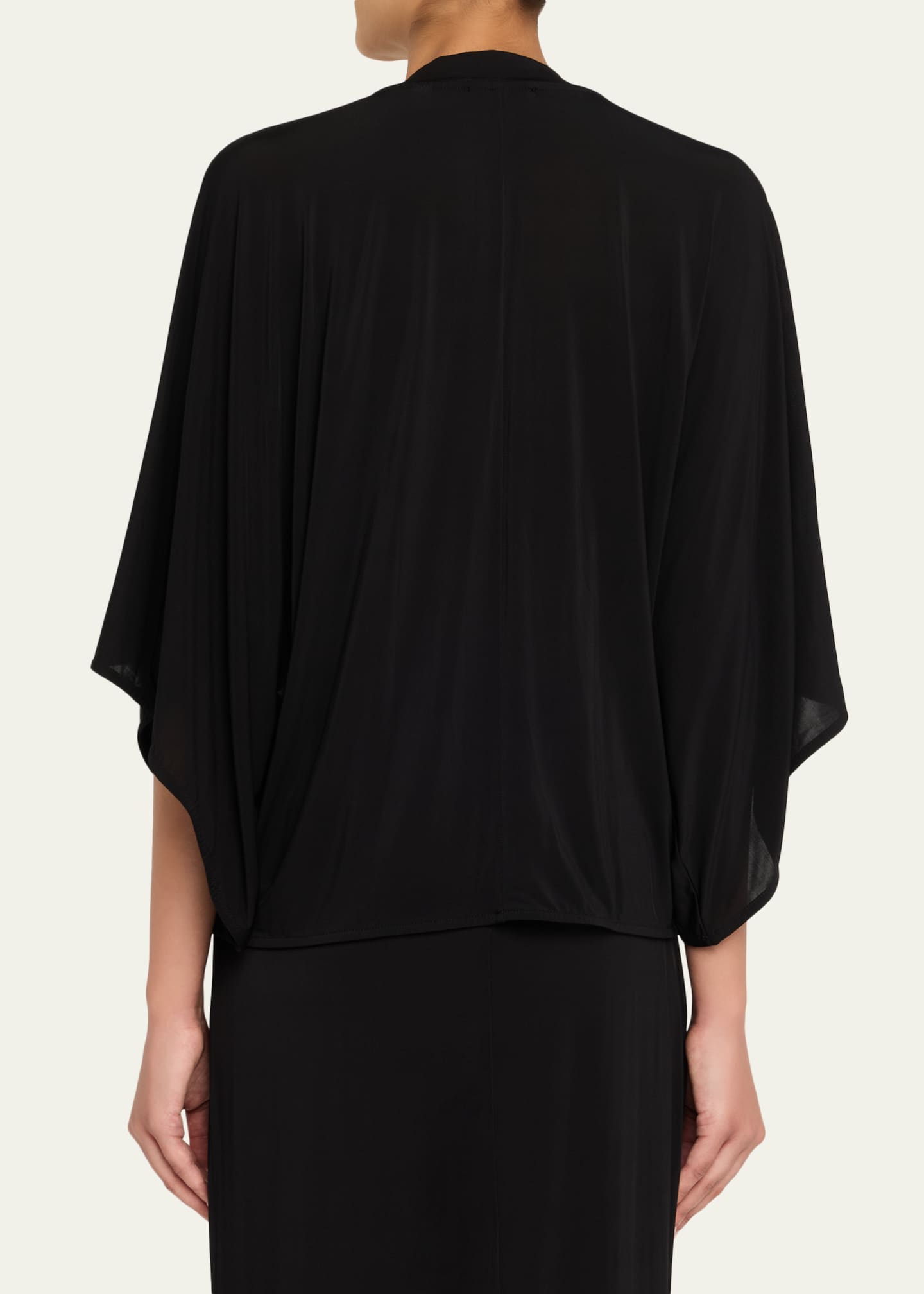 House of Dagmar Stretch Jersey Kimono-Sleeve Top Image 3 of 5