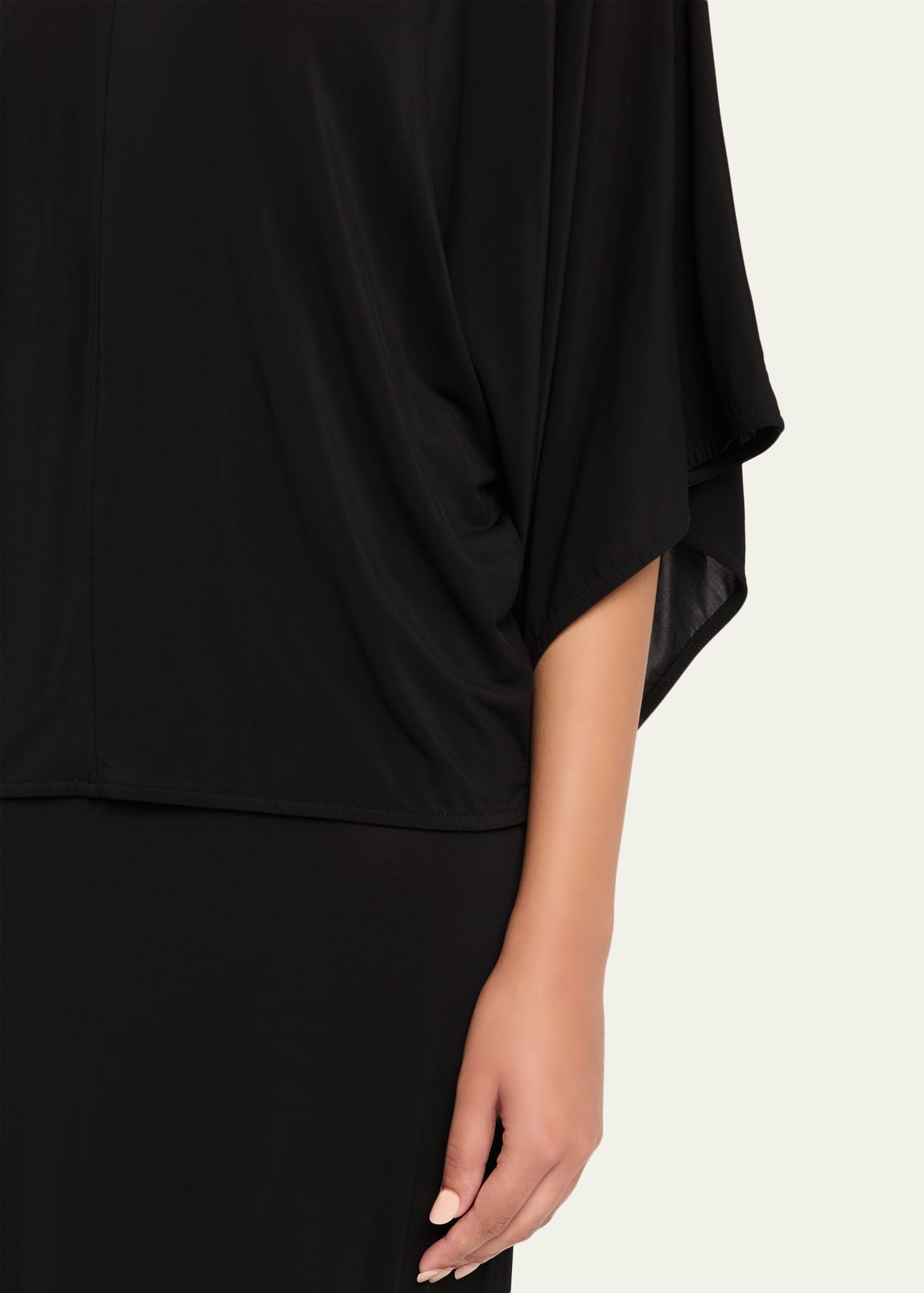 House of Dagmar Stretch Jersey Kimono-Sleeve Top Image 5 of 5
