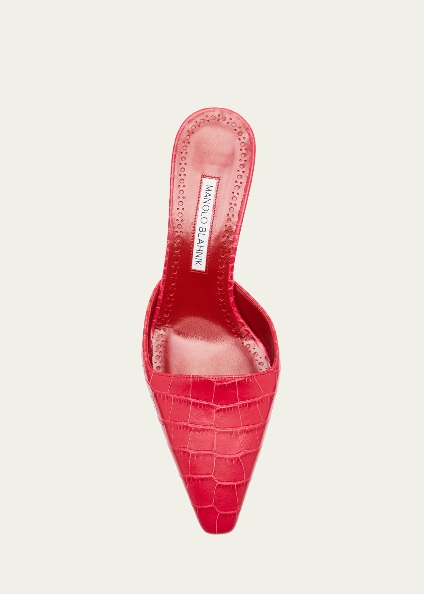 MANOLO BLAHNIK レッドミュール 36 5F8FA806-7E1D-41D1-8456-