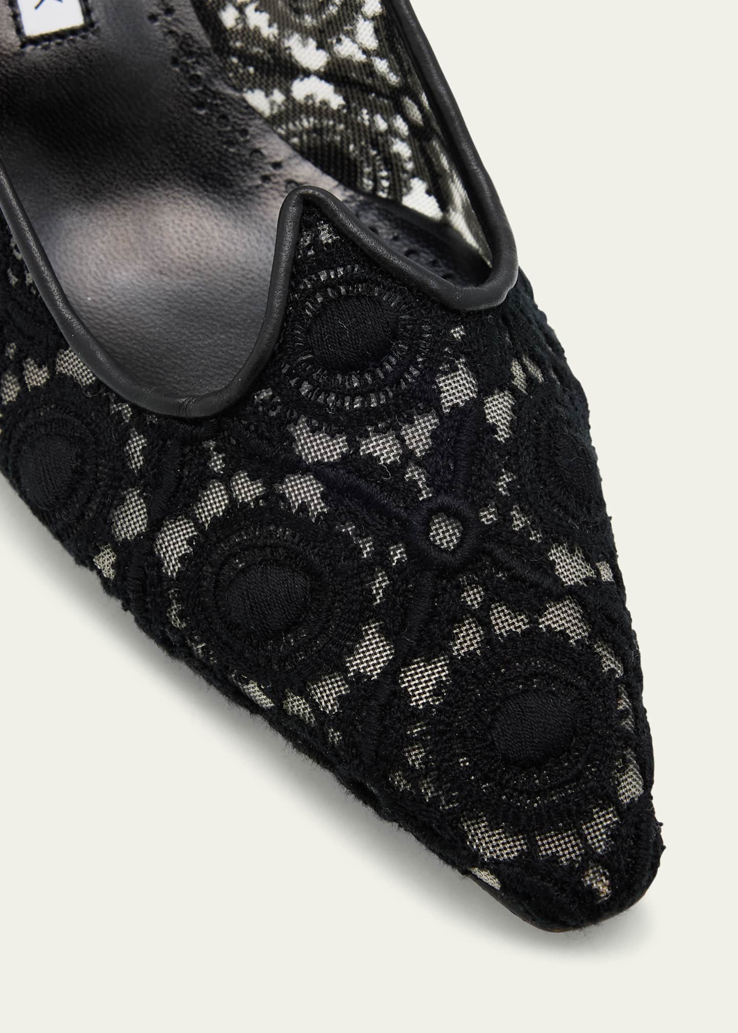 Euridi Floral Lace Kitten-Heel Pumps