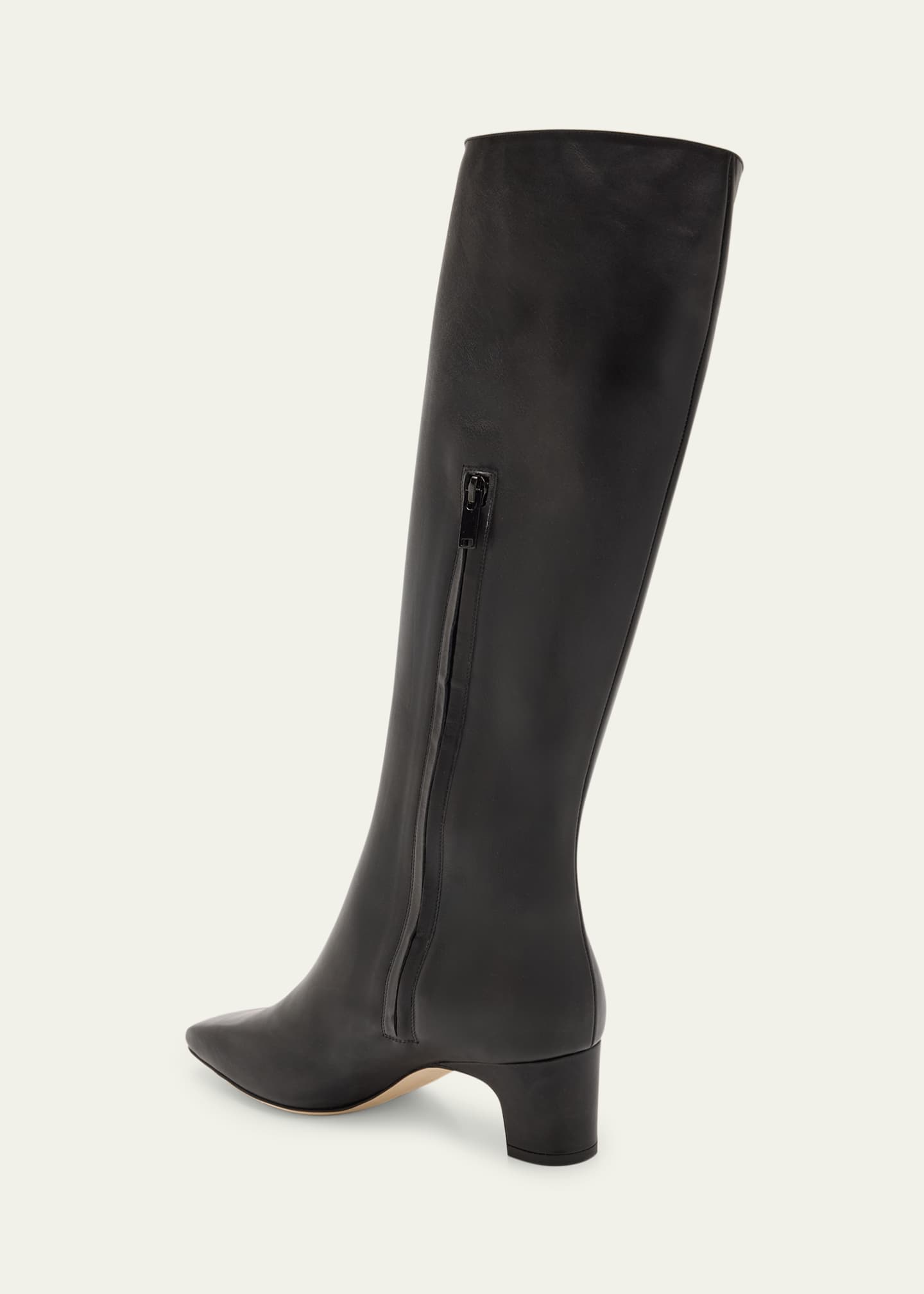 Manolo Blahnik Ofara Knee-High Leather Boots - Bergdorf Goodman