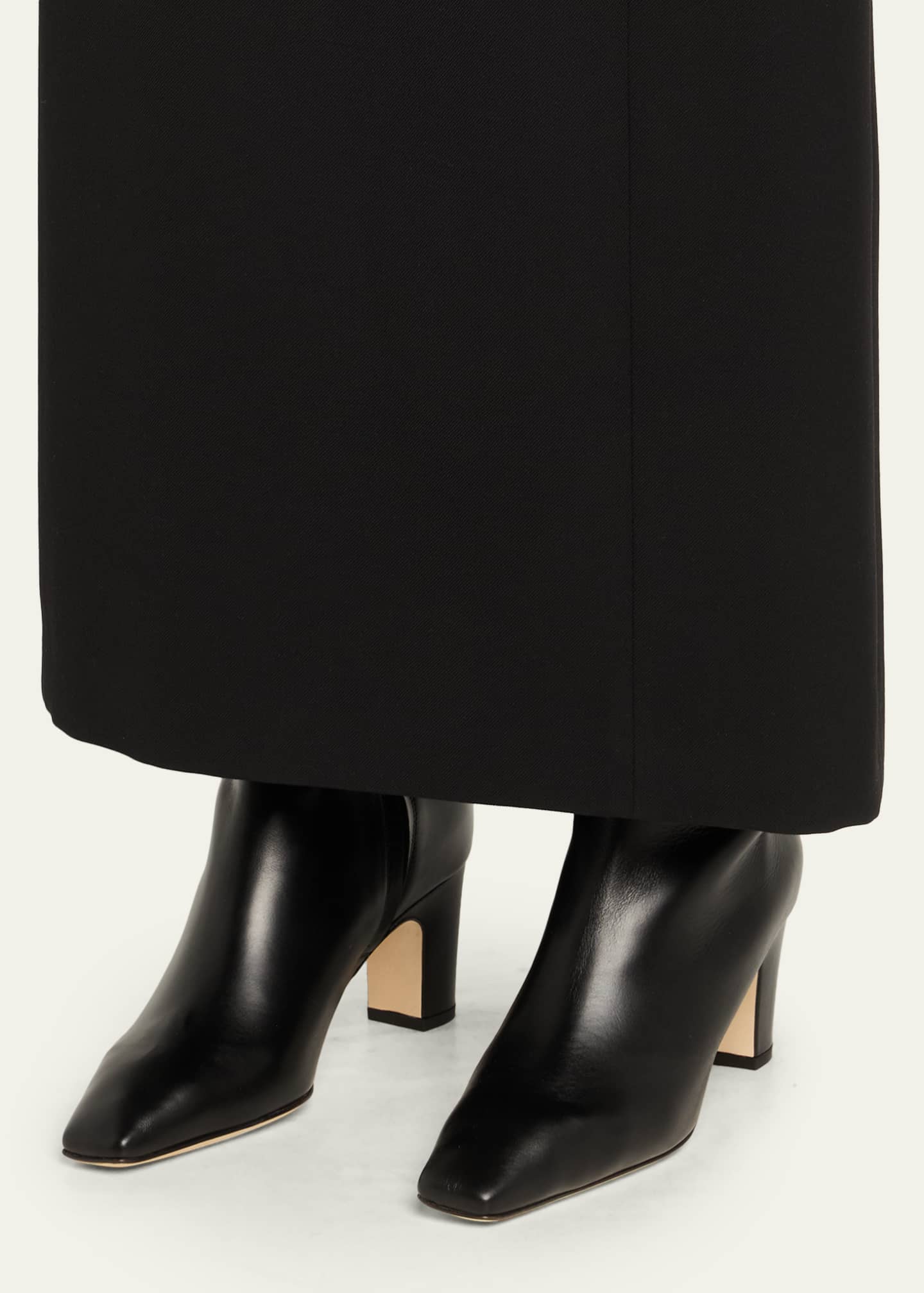 MANOLO BLAHNIK ATADA 105 マノロ ブラックレザー 38 MANOLO BLAHNIK サンダル マノロブラニク