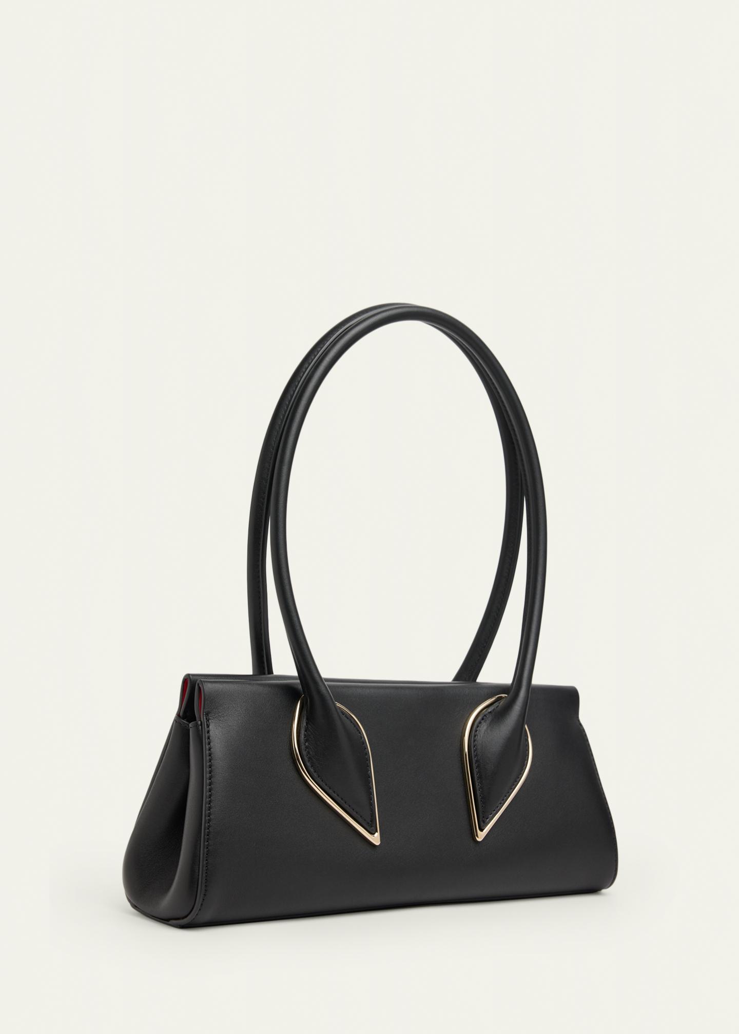 Christian Louboutin Venus Calf Leather Baguette Shoulder Bag