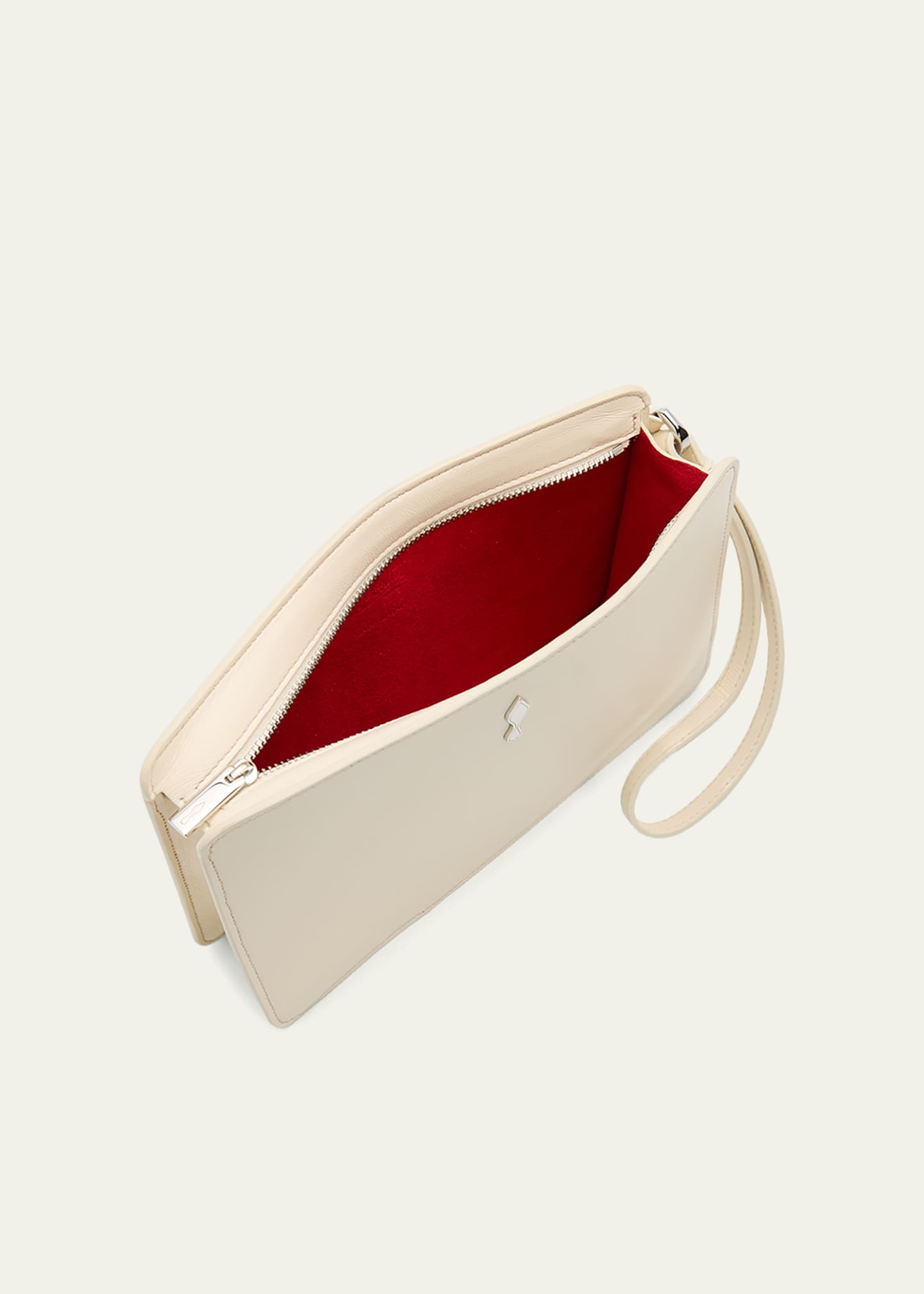 Christian Louboutin Bettina Small Nappa Leather Wristlet Pouch Bag