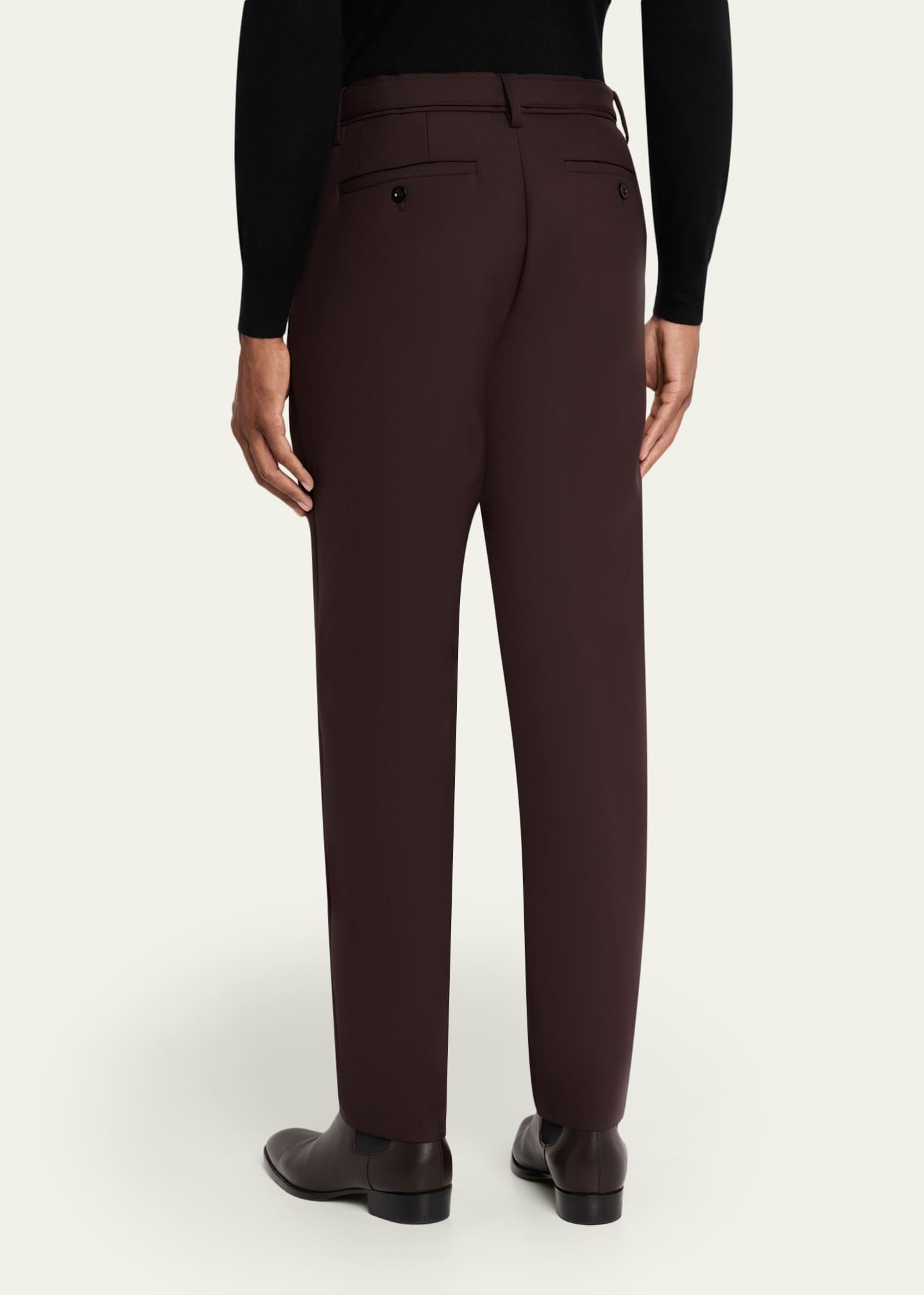 SACAI Men's Poly-Wool Slim Trousers - Bergdorf Goodman