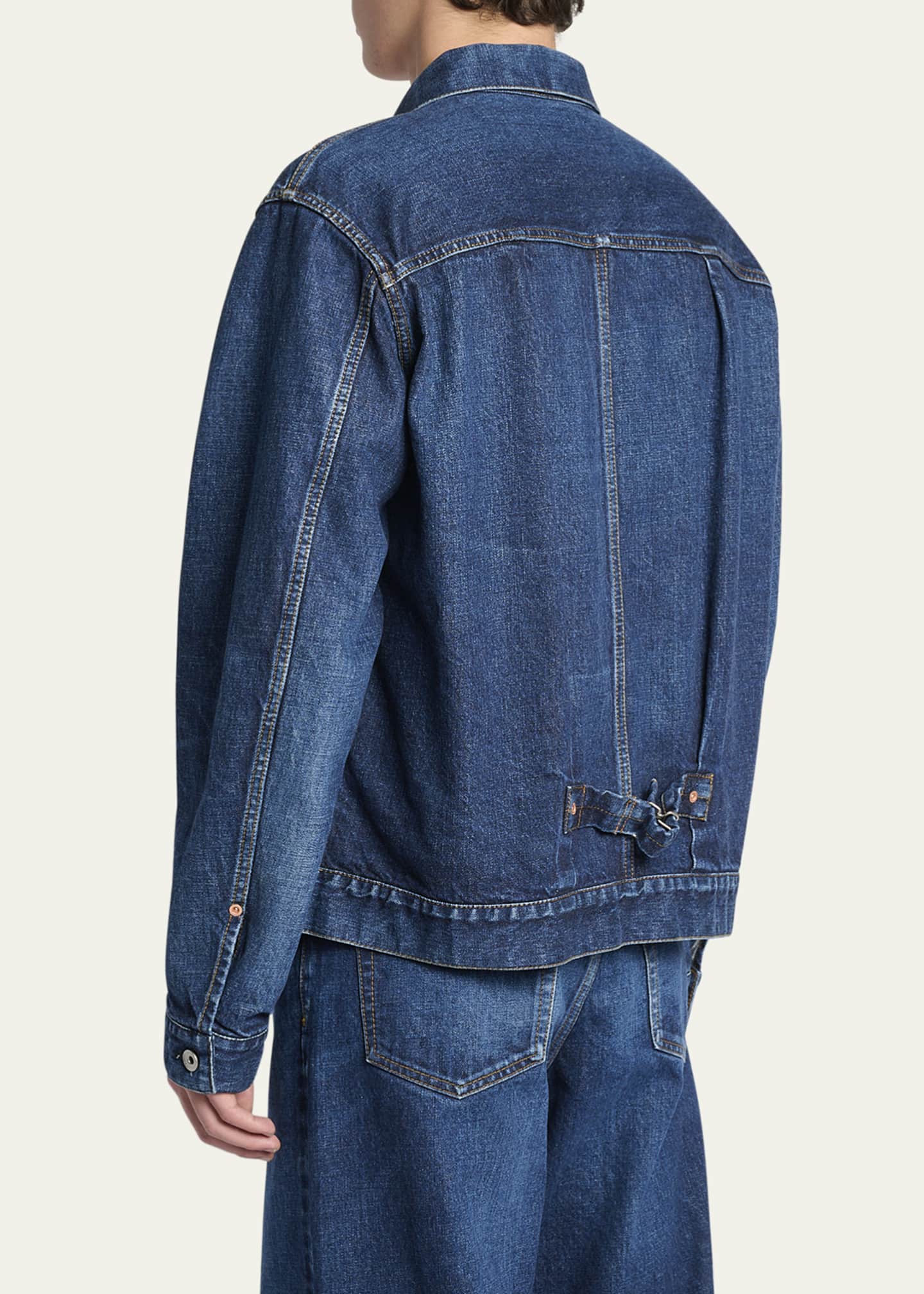 SACAI Men's Beyondexx Denim Hybrid Chore Jacket - Bergdorf Goodman