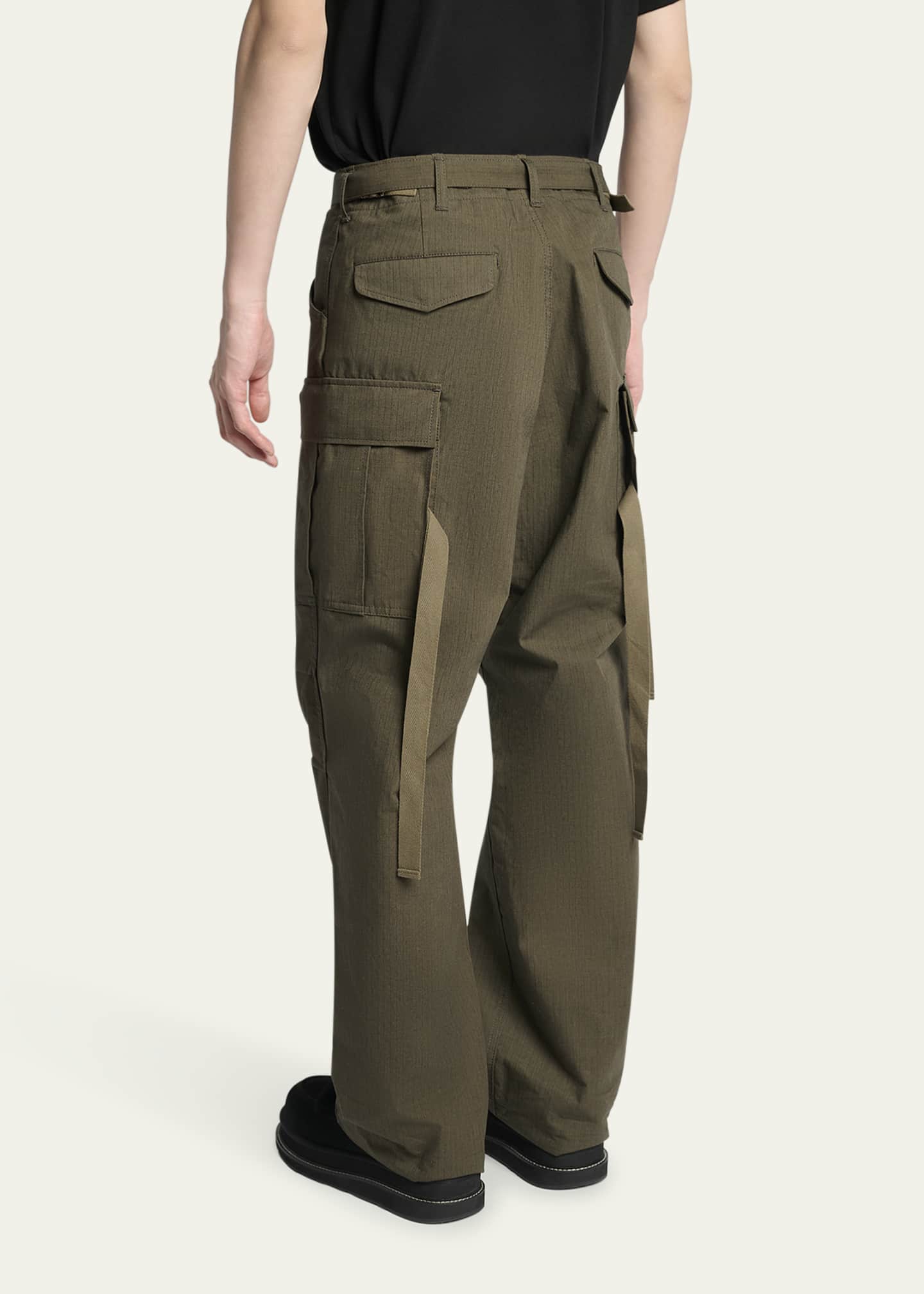 SACAI Men's Cotton Ripstop Cargo Pants - Bergdorf Goodman