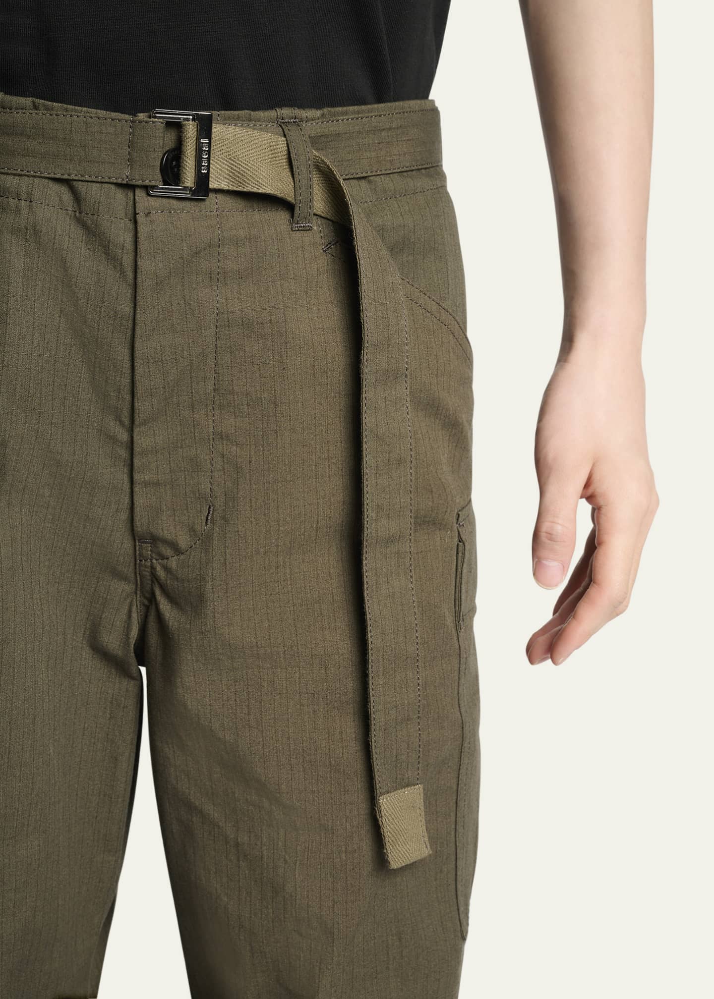 SACAI Men's Cotton Ripstop Cargo Pants - Bergdorf Goodman