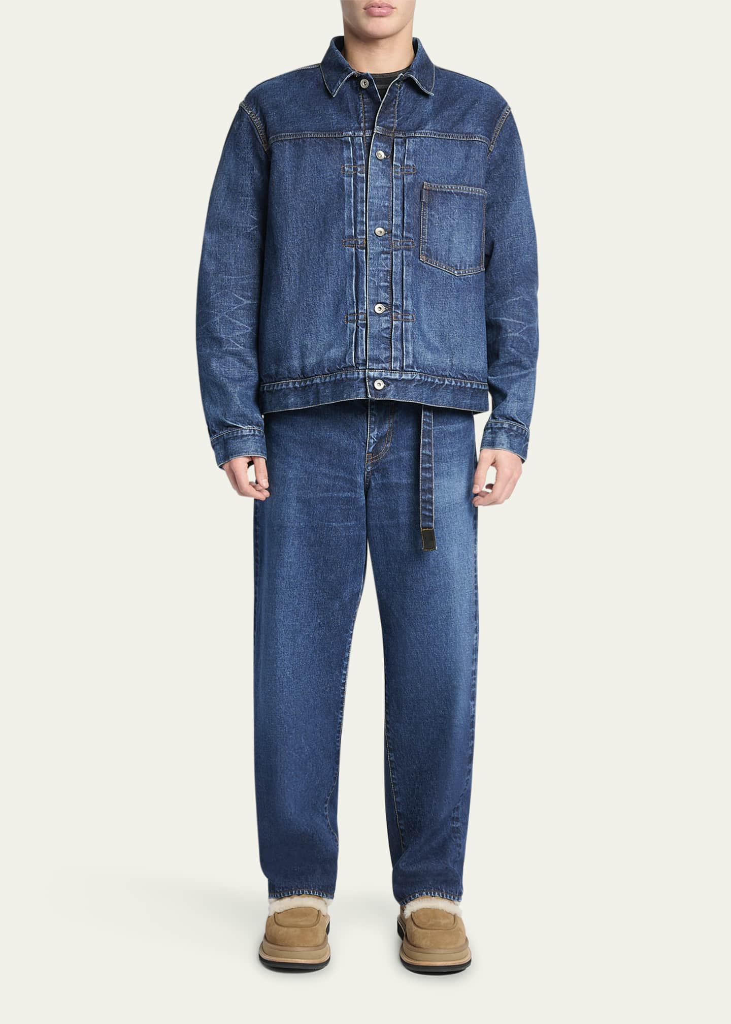 SACAI Men's BEYONDEXX Cotton Denim Jeans - Bergdorf Goodman