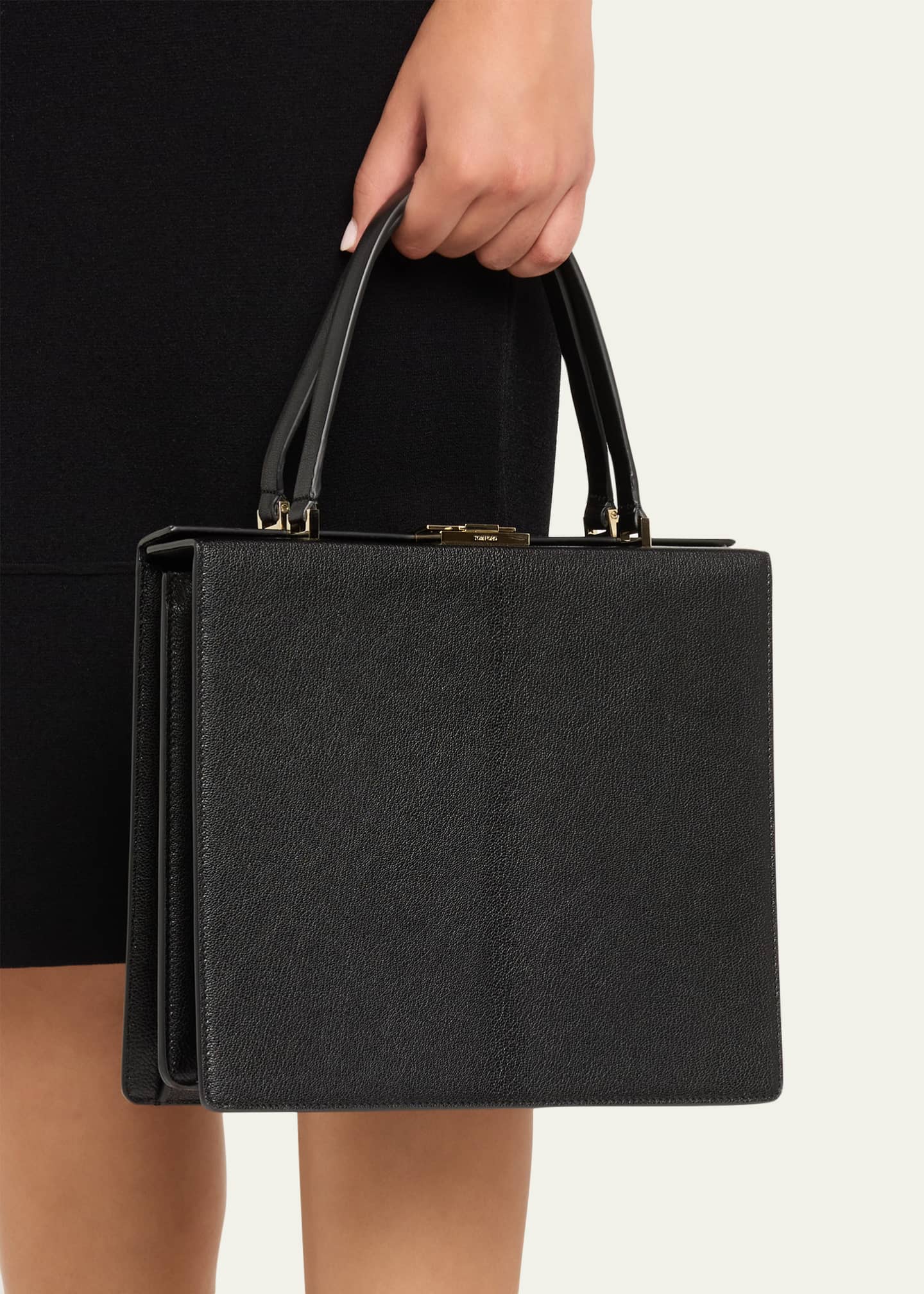 TOM FORD Jean Top-Handle Bag in Supple Grain Leather - Bergdorf