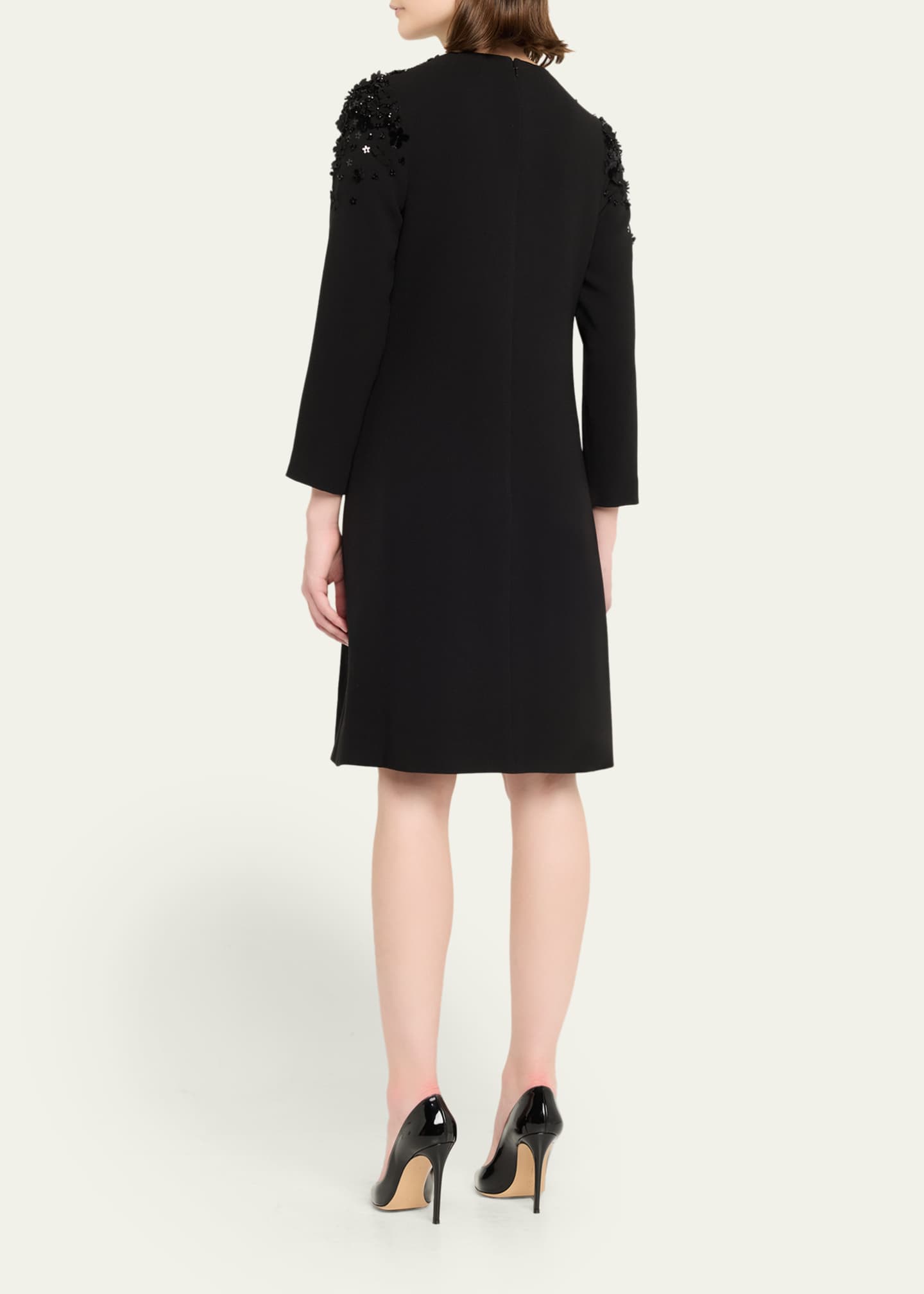 teri jon black dress Rickie Freeman Teri Jon Black Satin Dress main image 1