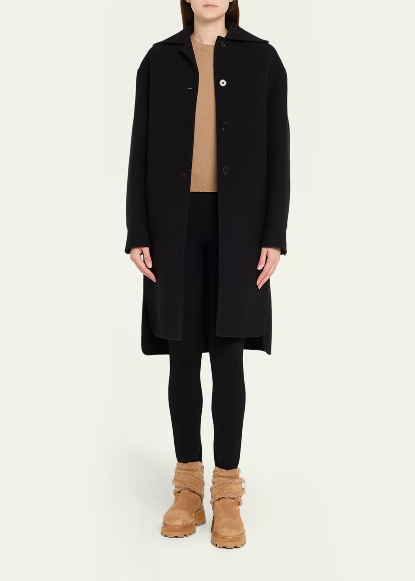 Jimmy Choo Meena Suede and Shearling Zip Ankle Boots - Bergdorf