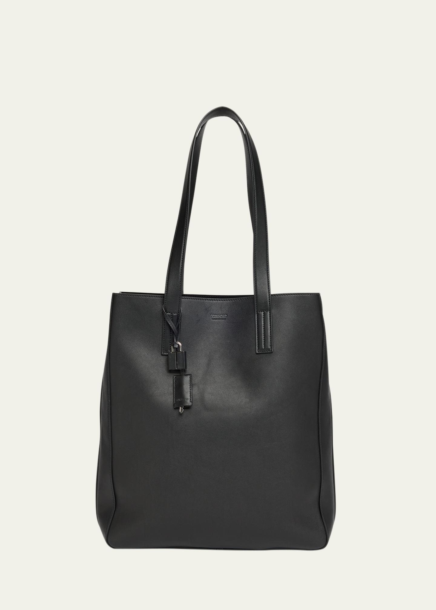 TOM FORD Men's Natural Leather North-South Tote Bag - Bergdorf Goodman