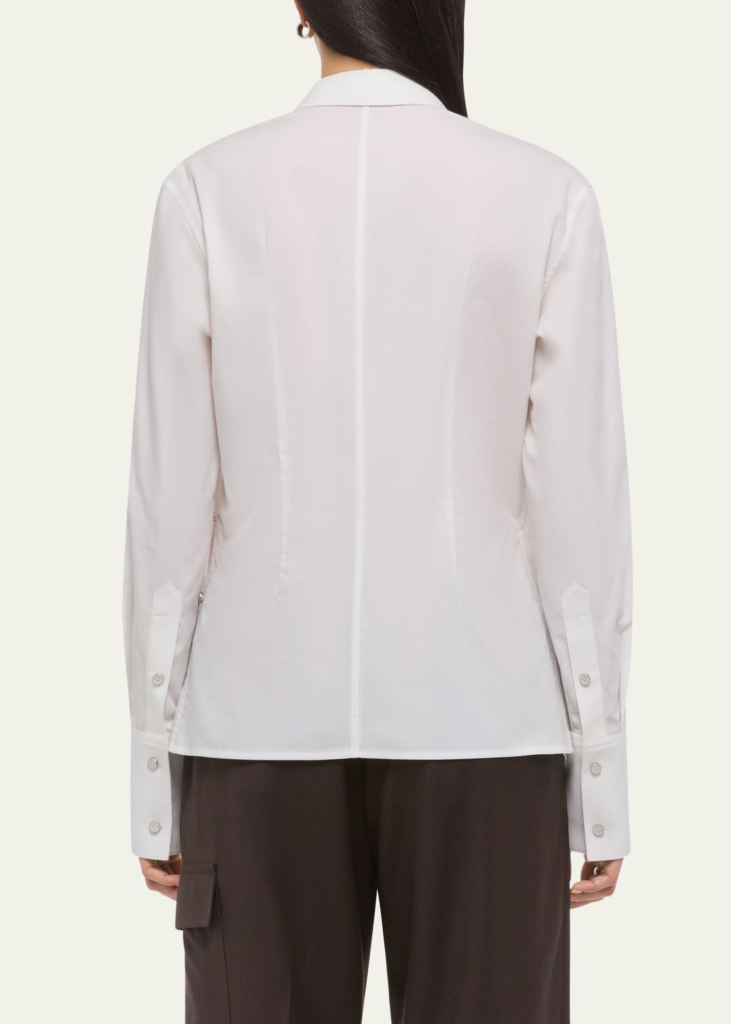 Helmut Lang Long-Sleeve Wrap Shirt - Bergdorf Goodman