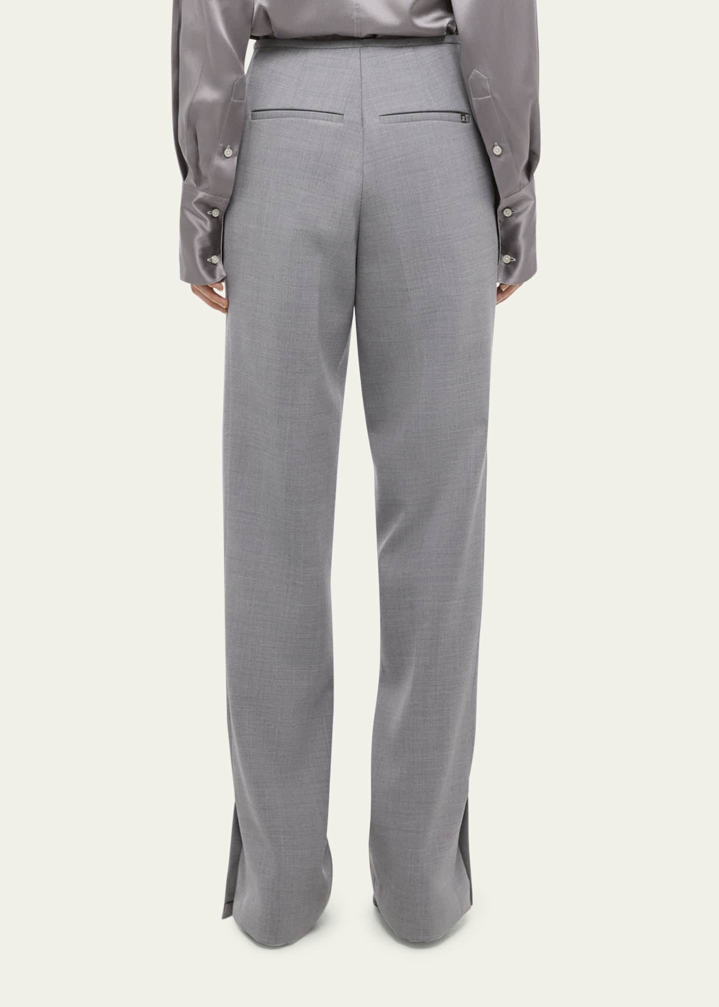 [LOW CLASSIC] / ☆ 25SS LOW WAIST SHORT TROUSER/MELANGE GREY 7360096_941_f_m_low_waist_wide