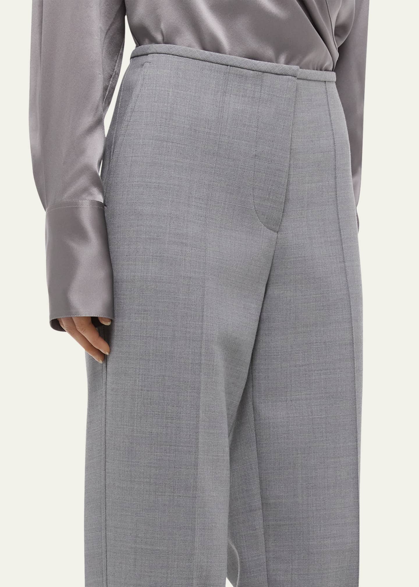 Helmut Lang Low-Rise Car Trousers - Bergdorf Goodman