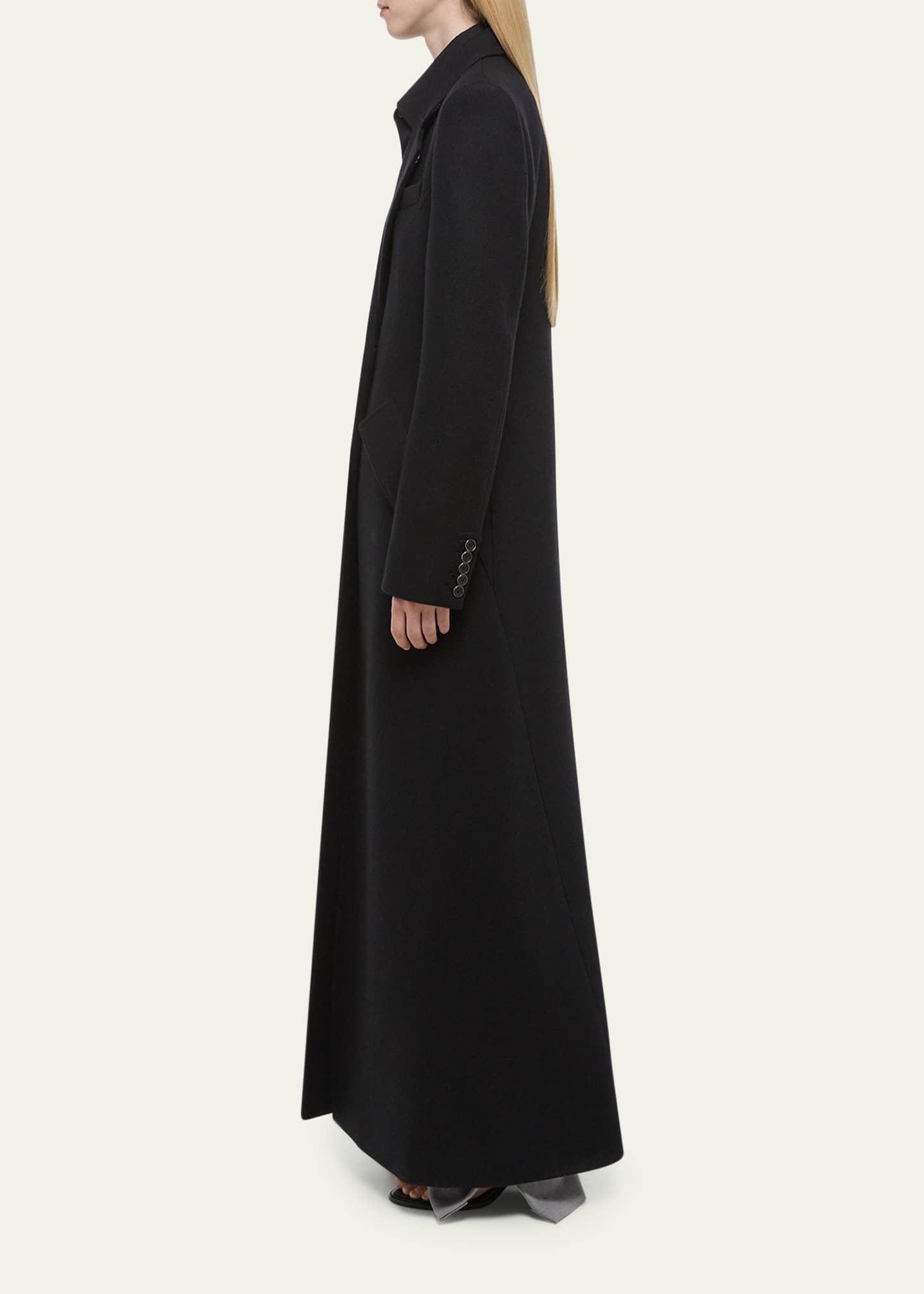 Helmut Lang Sculpted Apex Maxi Coat Image 3 of 4