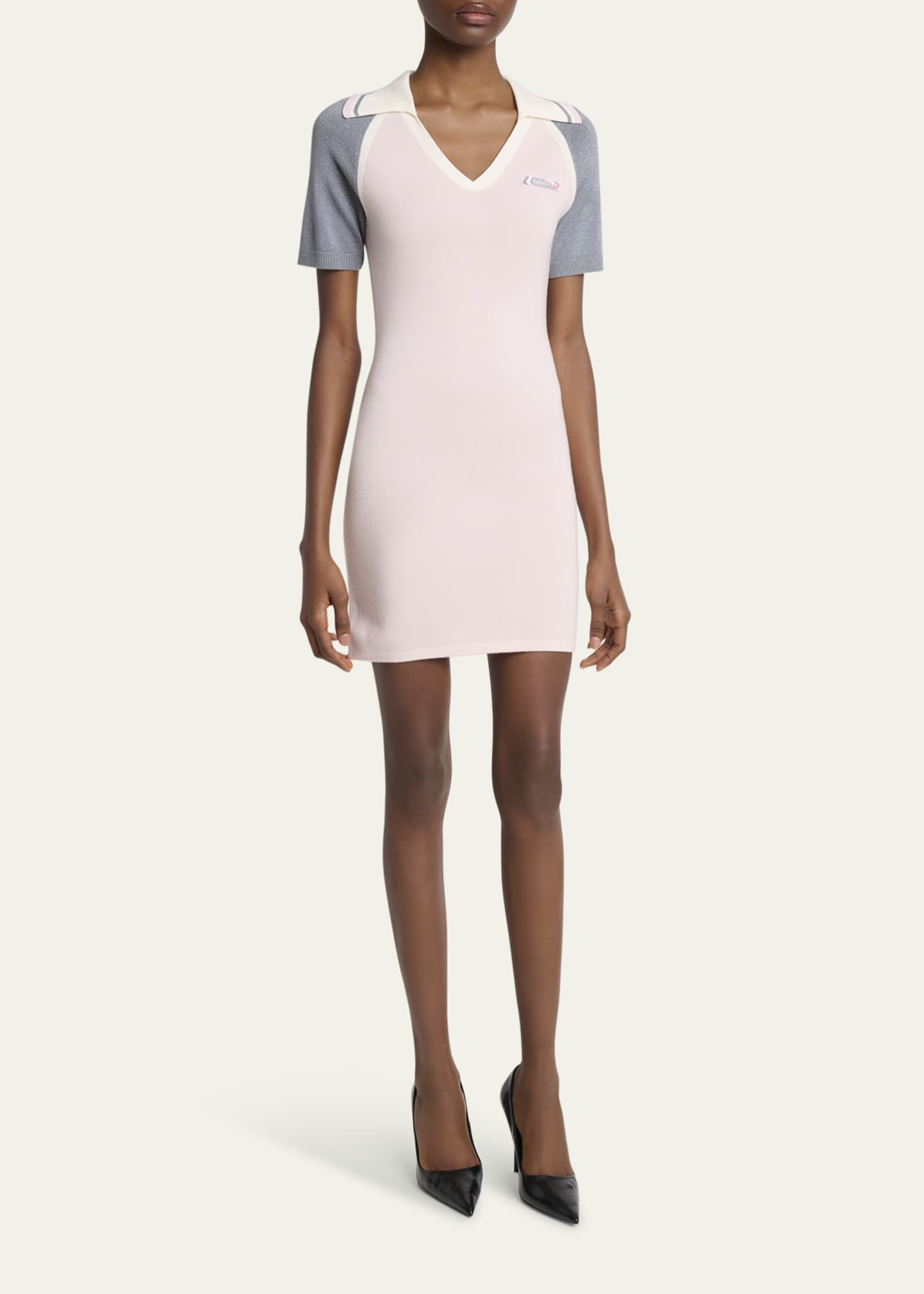 mini long sleeve white dress White Mini Dress