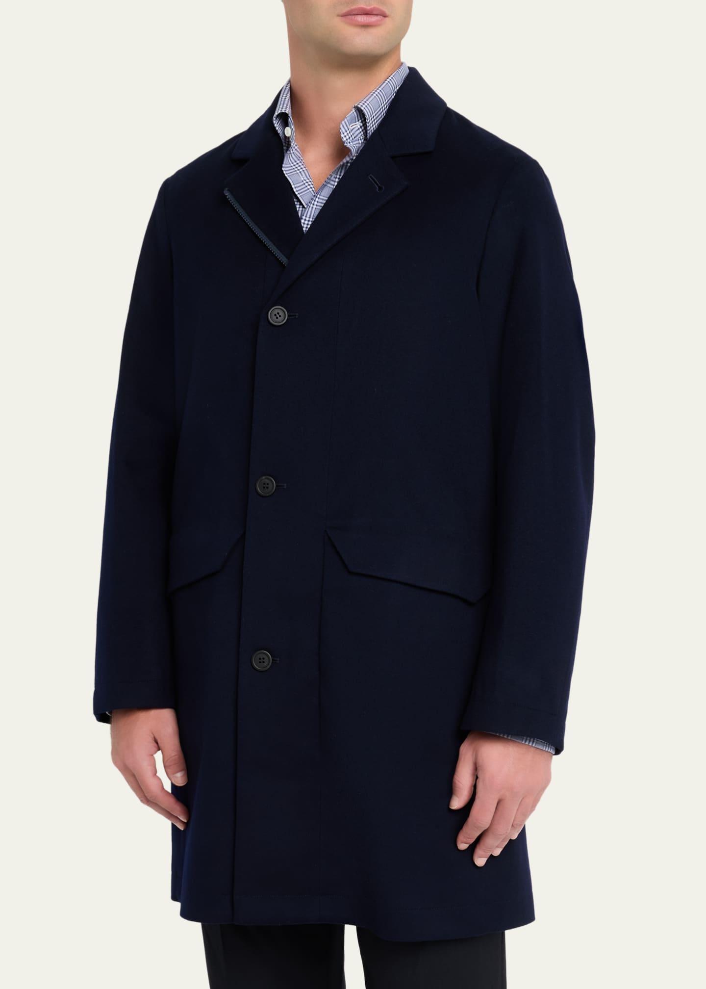 Sease Men's Drone Wool and Cashmere Dust Coat - Bergdorf Goodman