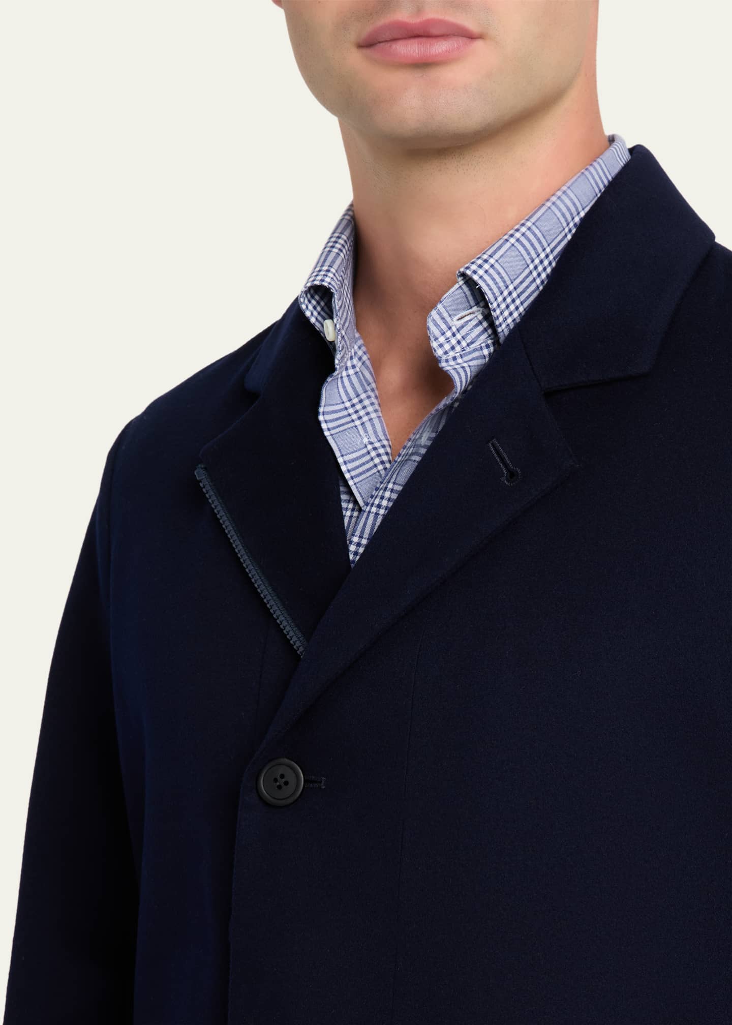 Sease Men's Drone Wool and Cashmere Dust Coat - Bergdorf Goodman