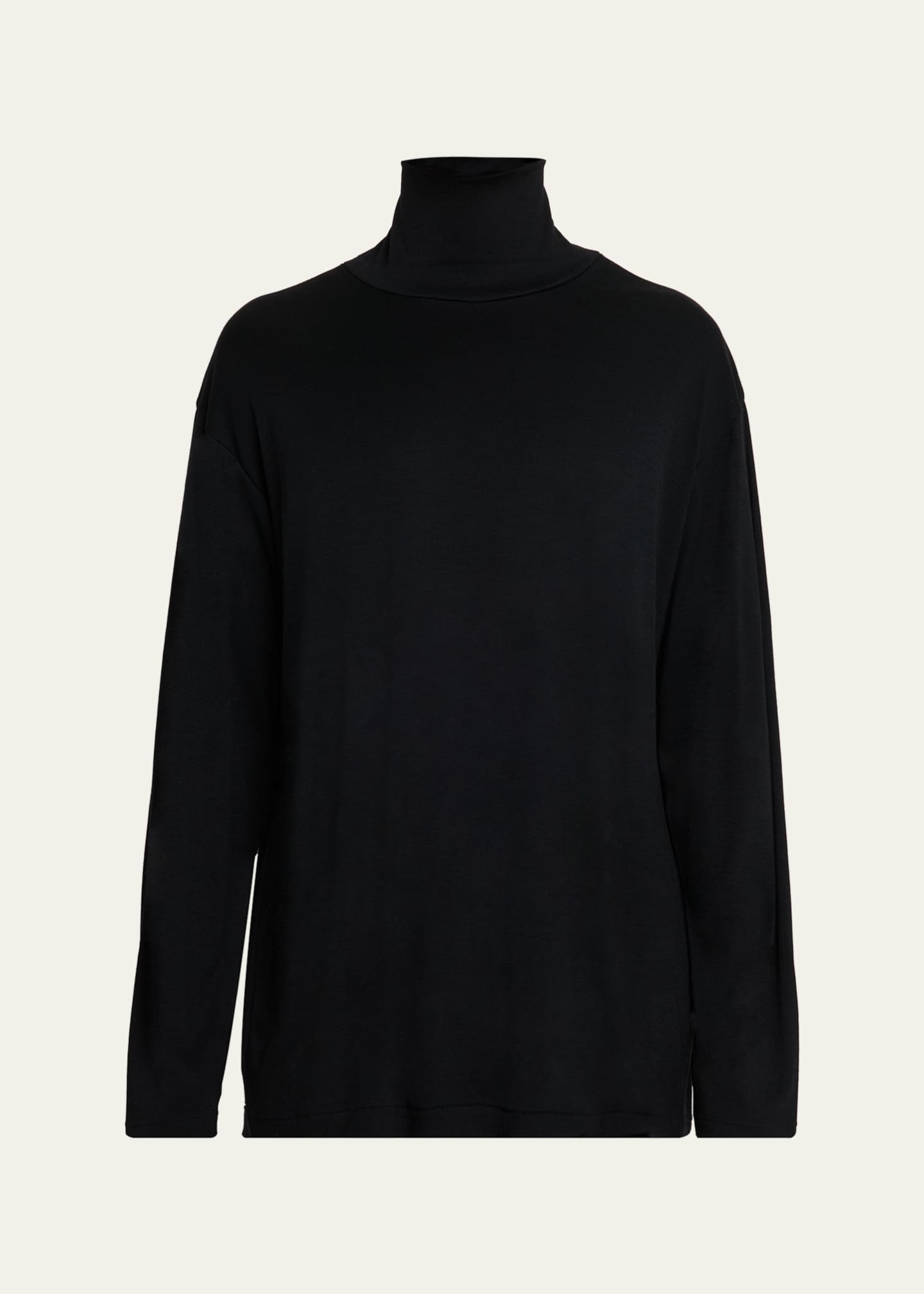 Yohji Yamamoto Men's Wool Turtleneck Top - Bergdorf Goodman