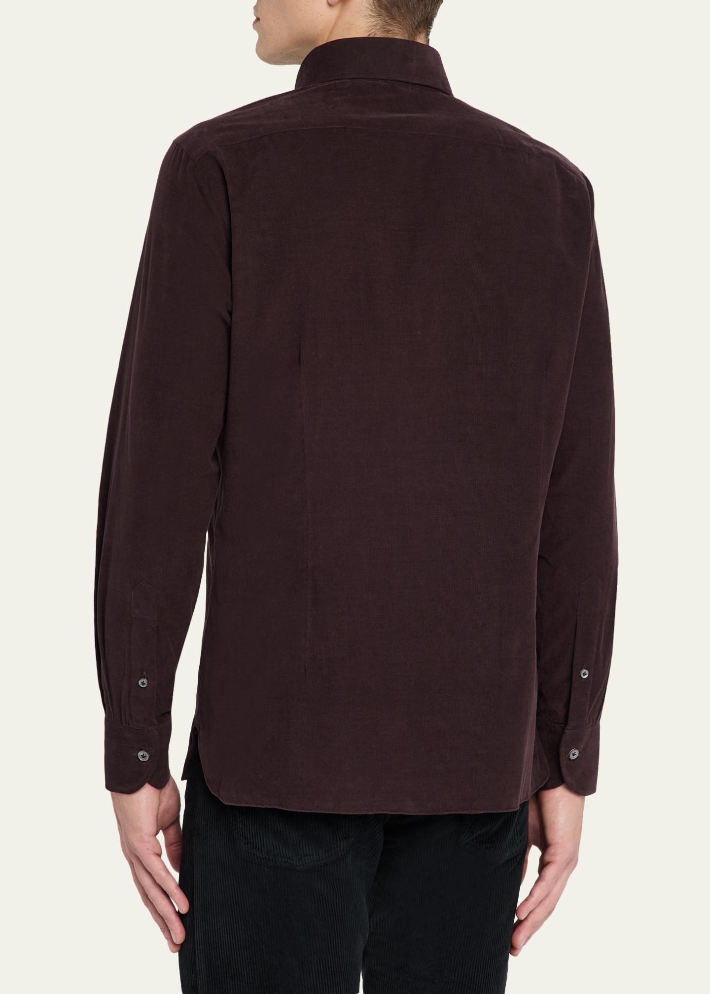 100Hands Men's Micro-Wale Cotton Corduroy Button-Down Shirt - Bergdorf ...