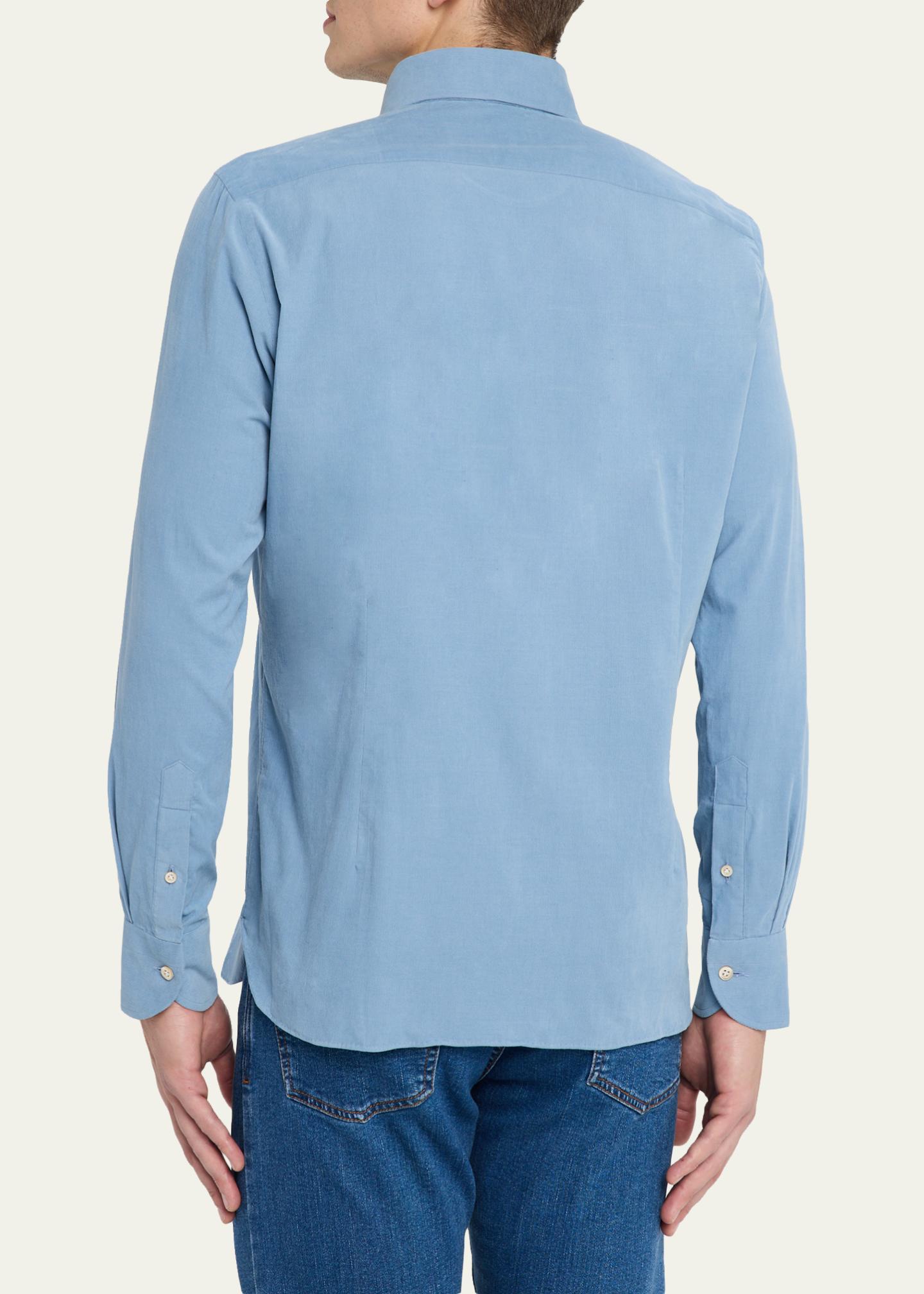 100Hands Men's Micro-Wale Cotton Corduroy Button-Down Shirt - Bergdorf ...