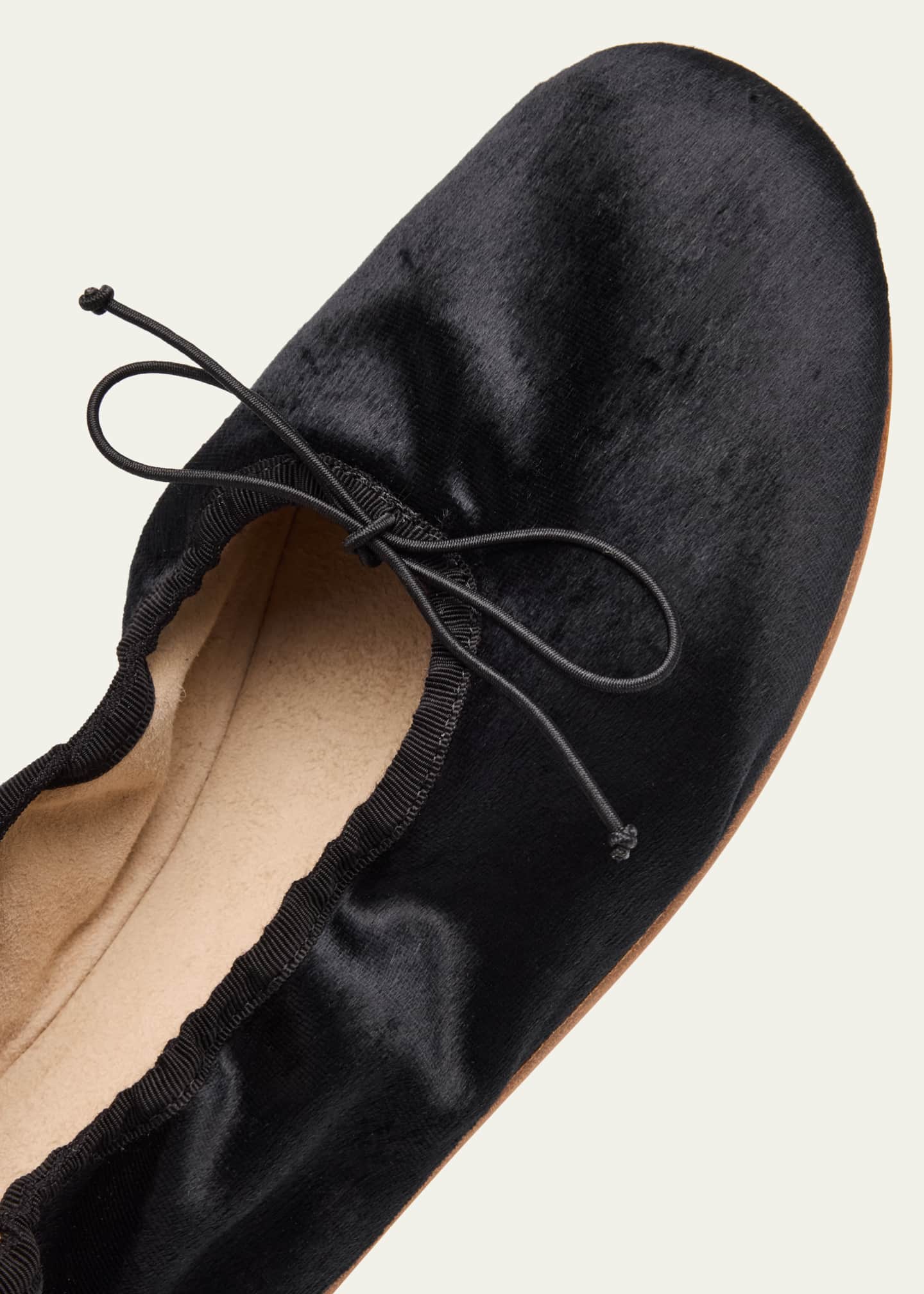 Velvet Ballerina Flats